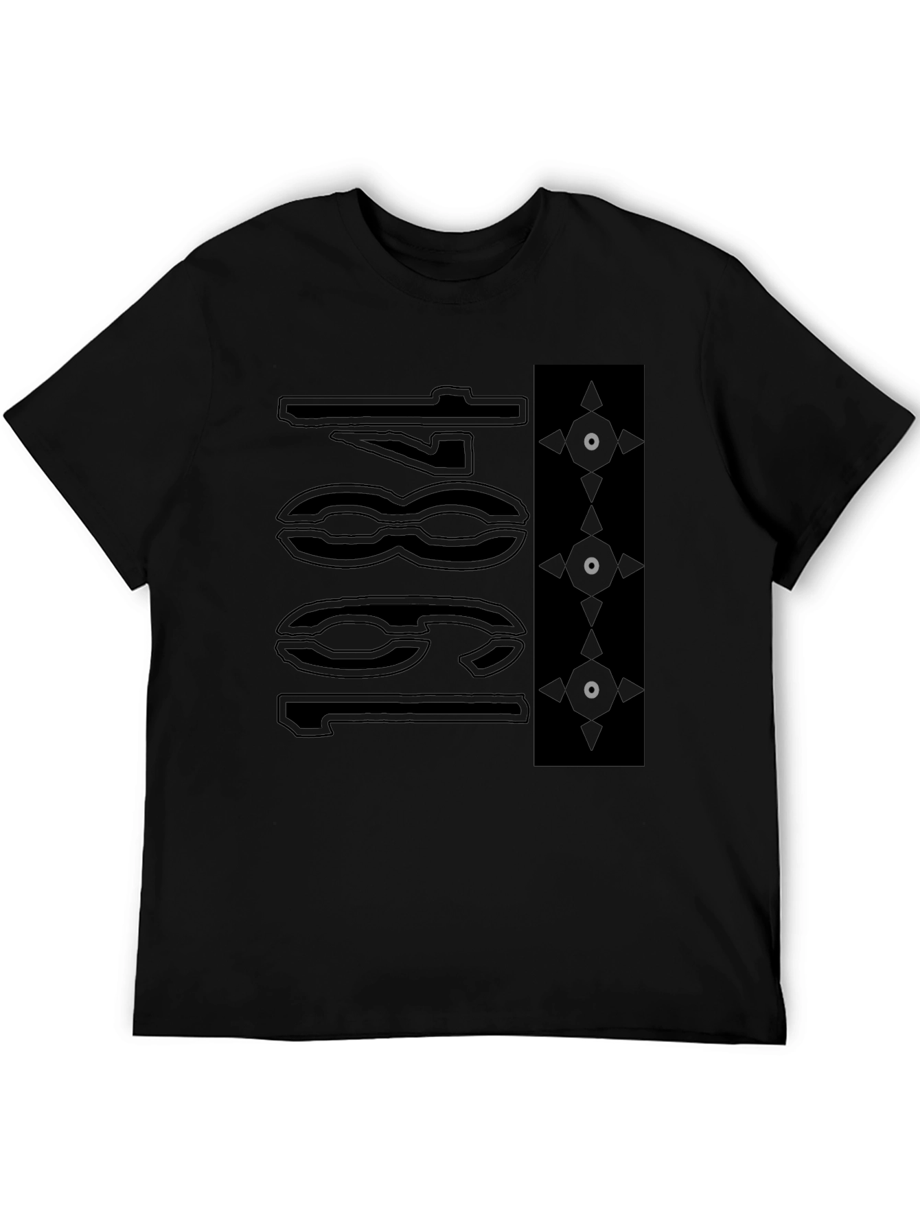 Abstract Graphic T-Shirt - Modern Streetwear Style