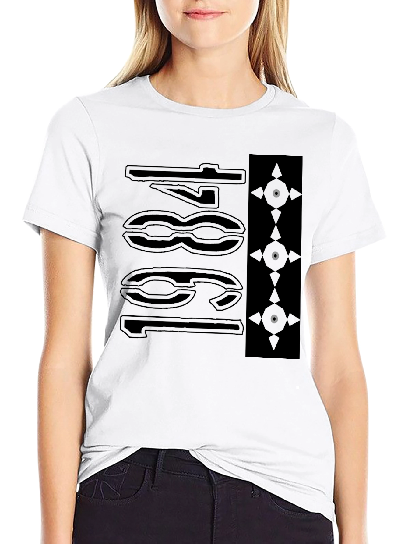 Abstract Graphic T-Shirt - Modern Streetwear Style