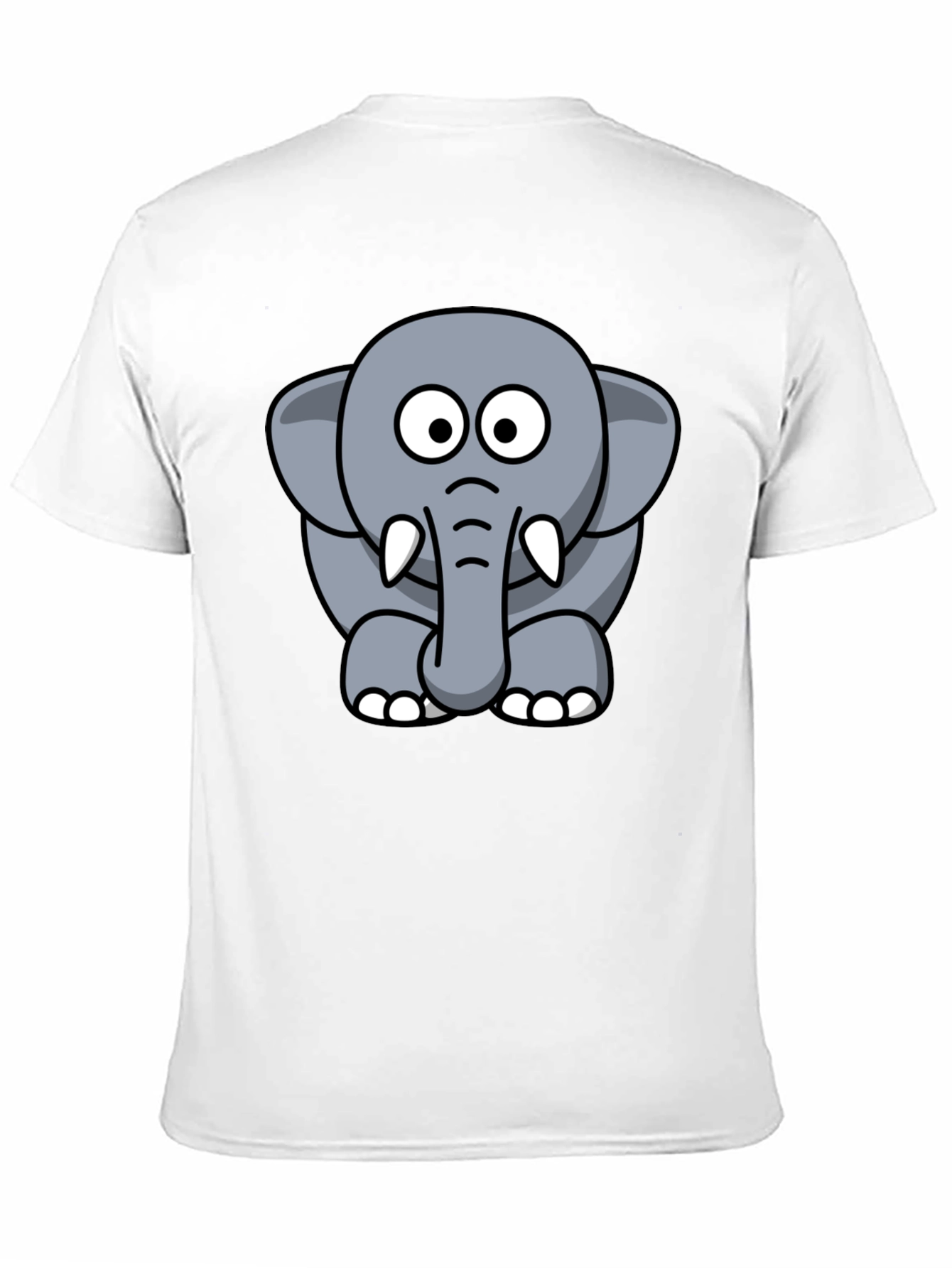 Cute Cartoon Elephant Graphic Tee