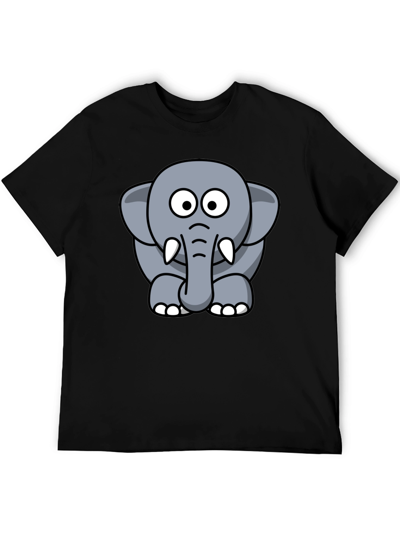 Cute Cartoon Elephant Graphic Tee