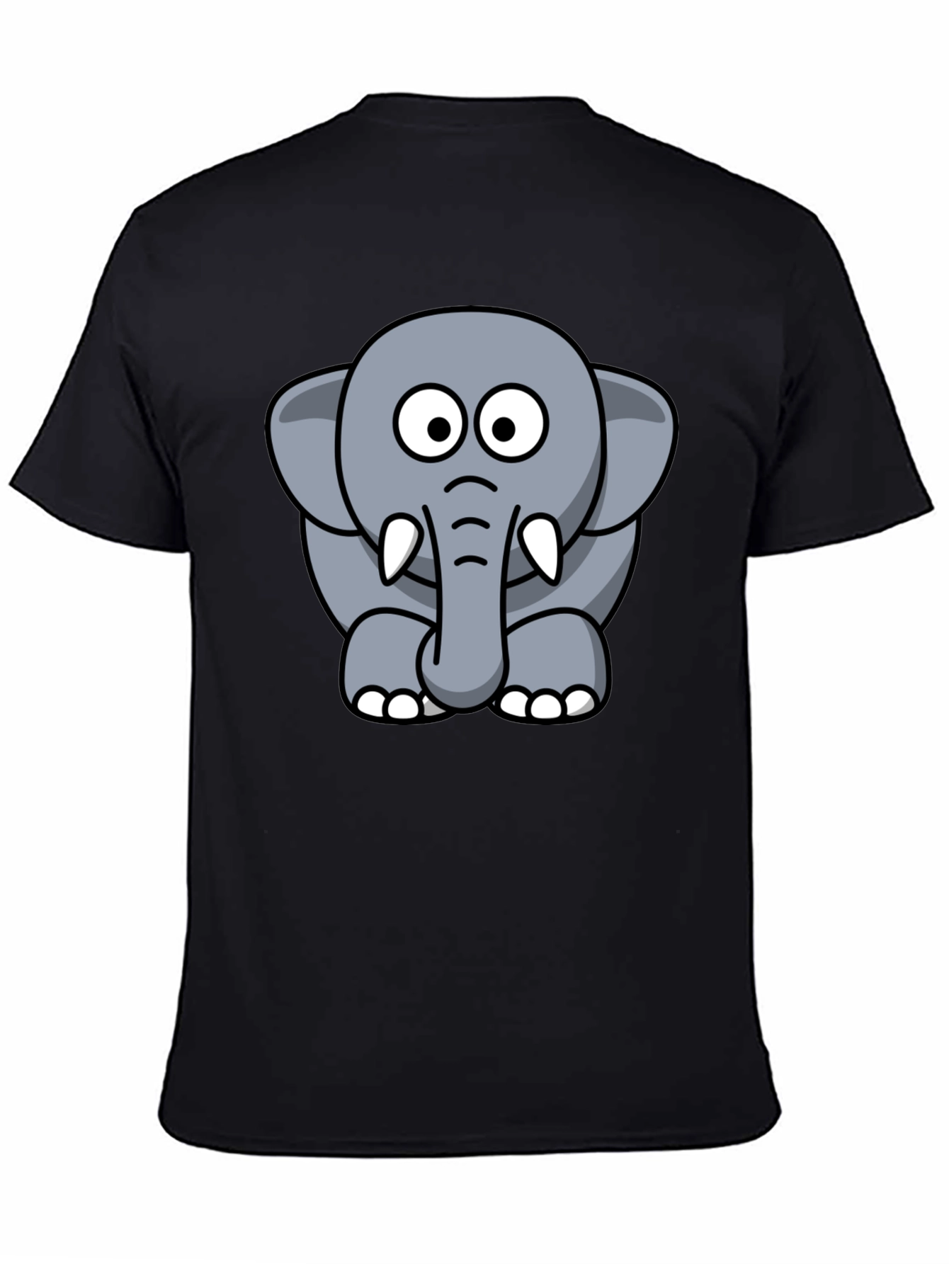 Cute Cartoon Elephant Graphic Tee