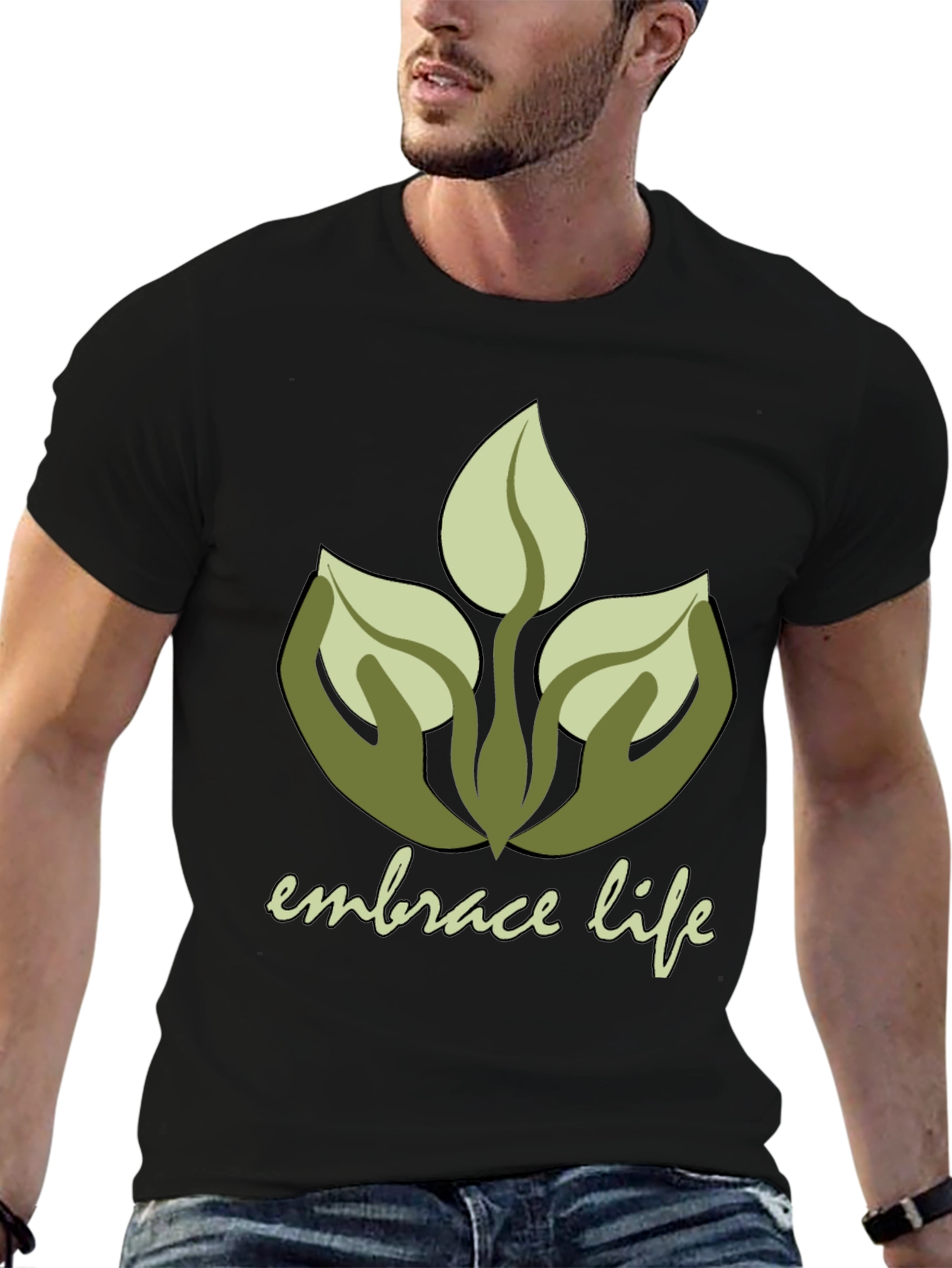 Embrace Life Graphic Tee - Nature Lover Shirt