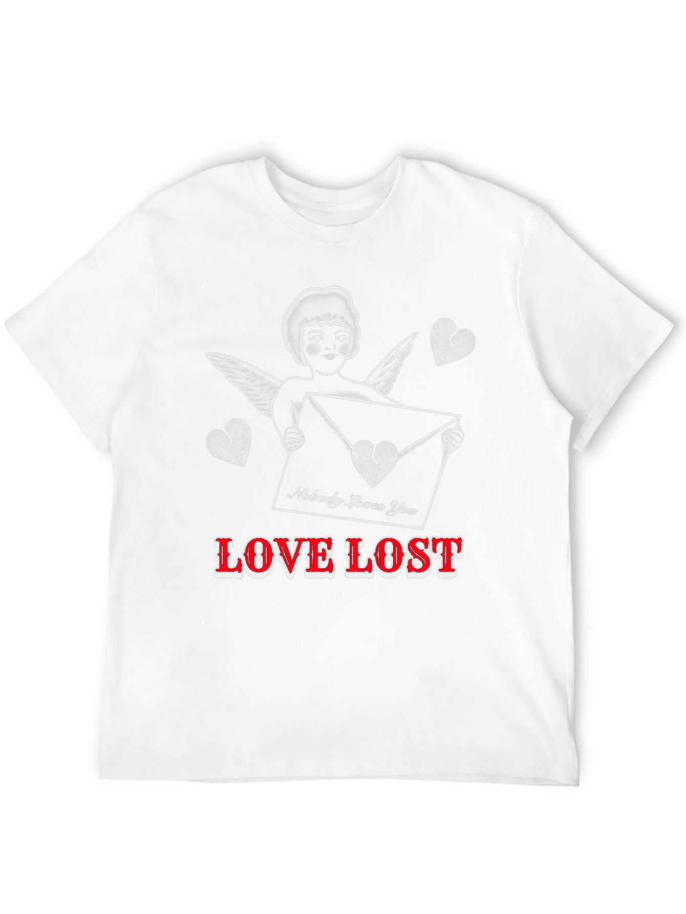 Love Lost Graphic Tee - Heartbreak Cupid T-Shirt