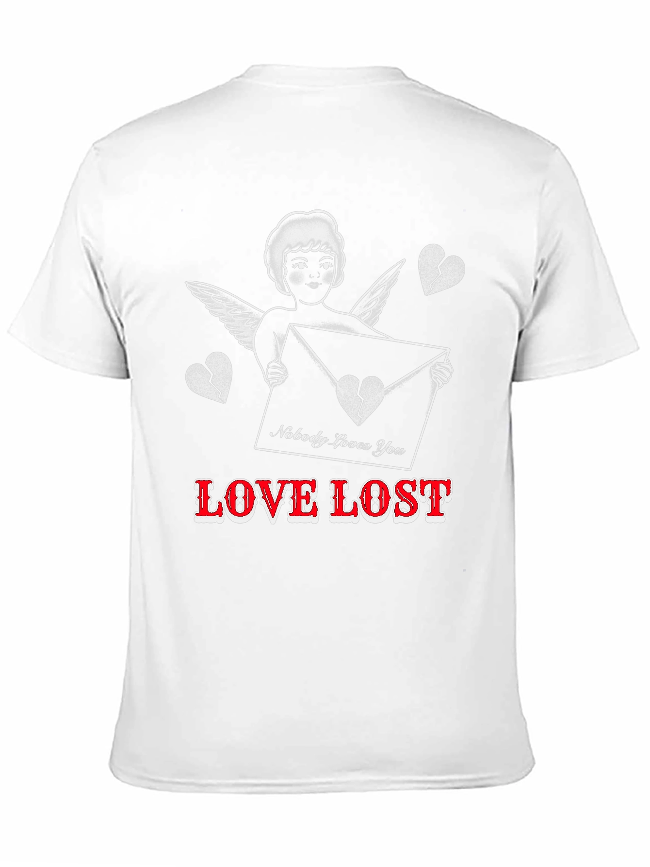 Love Lost Graphic Tee - Heartbreak Cupid T-Shirt