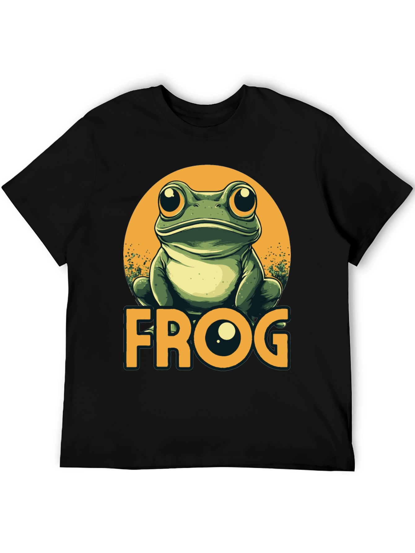 Frog Graphic T-Shirt - Mens Crew Neck Tee