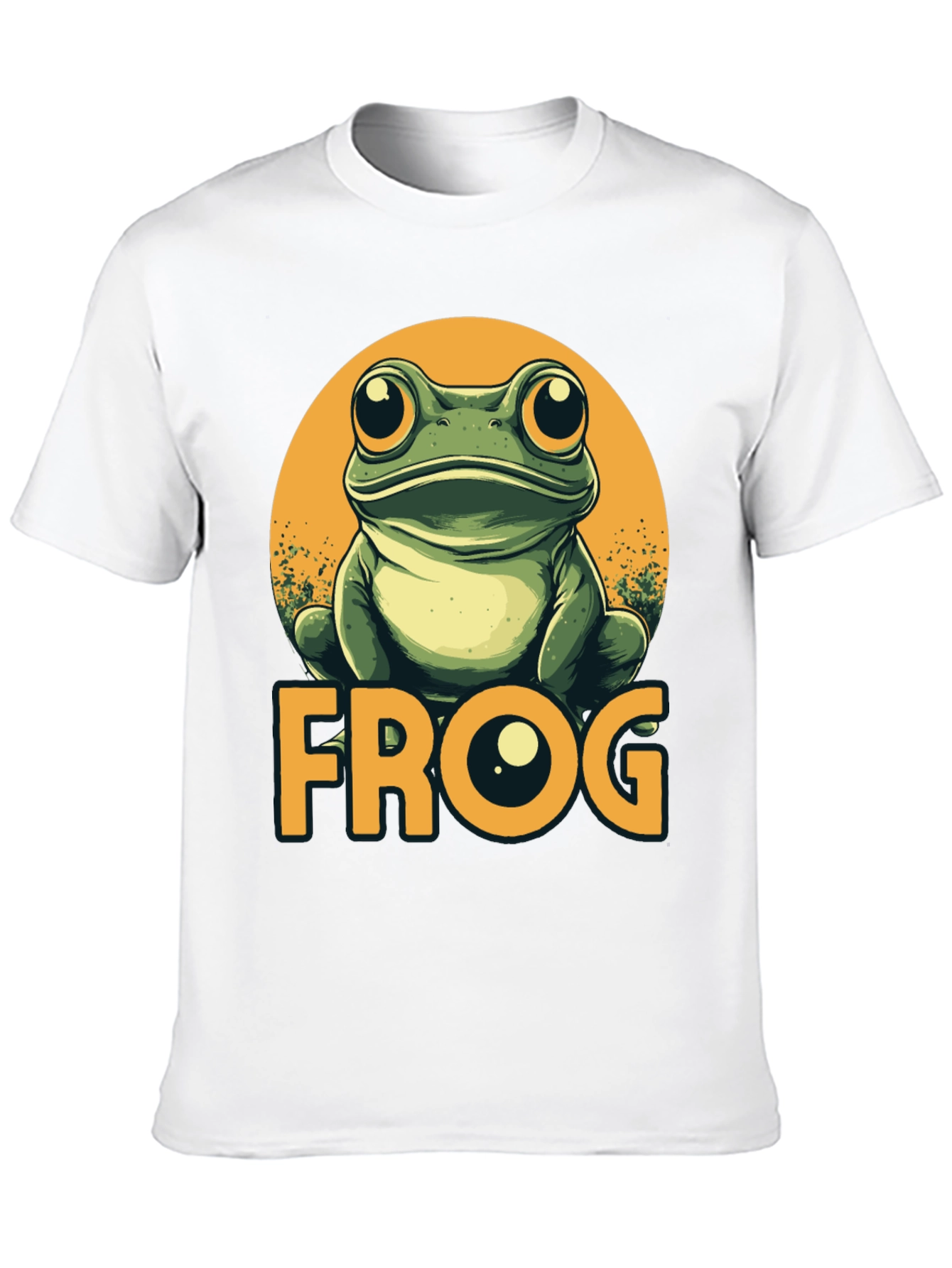 Frog Graphic T-Shirt - Mens Crew Neck Tee