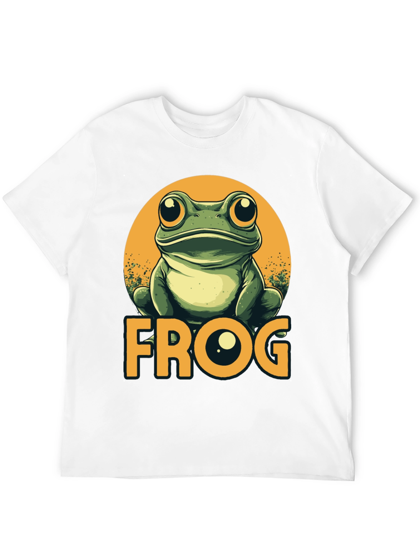 Frog Graphic T-Shirt - Mens Crew Neck Tee