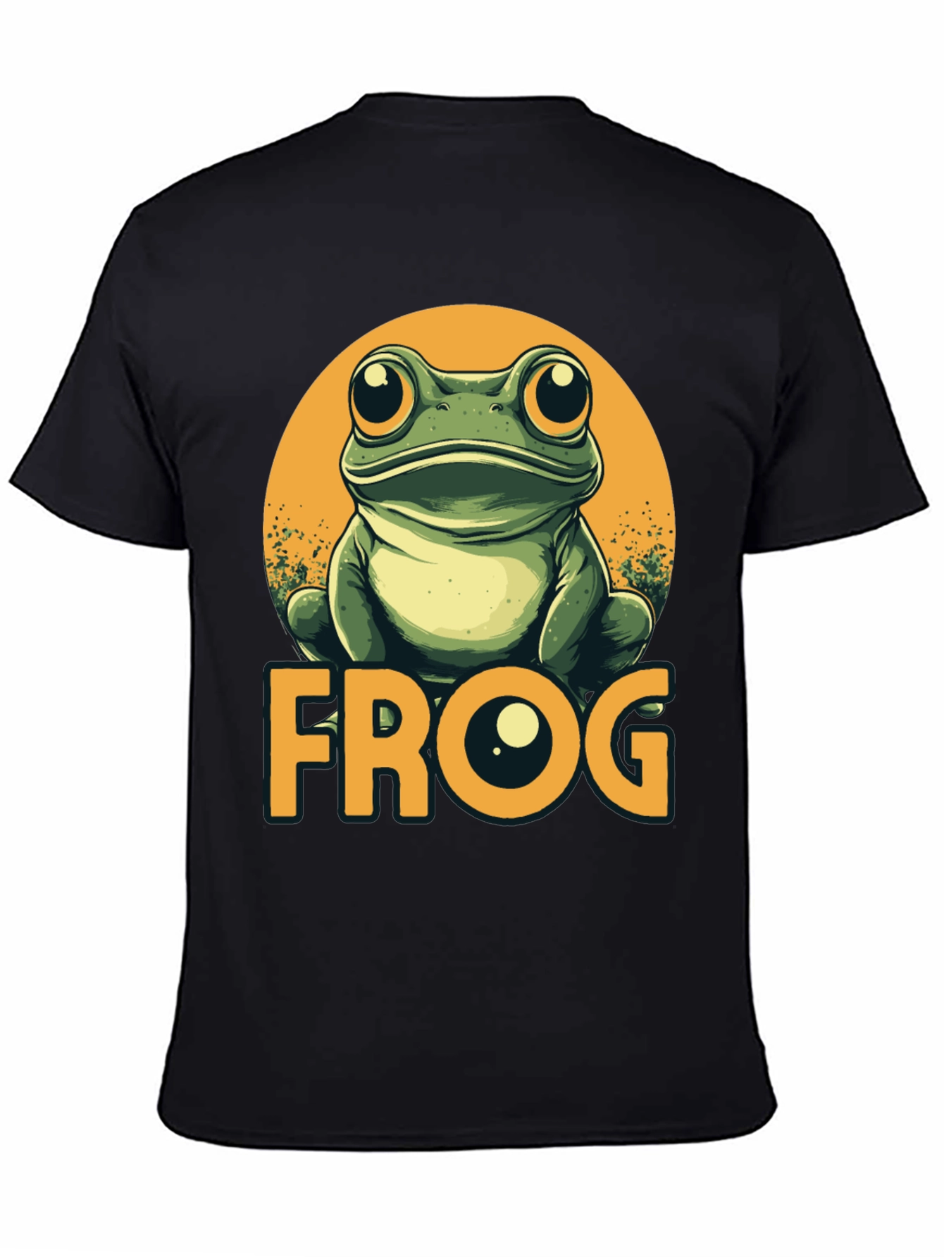 Frog Graphic T-Shirt - Mens Crew Neck Tee