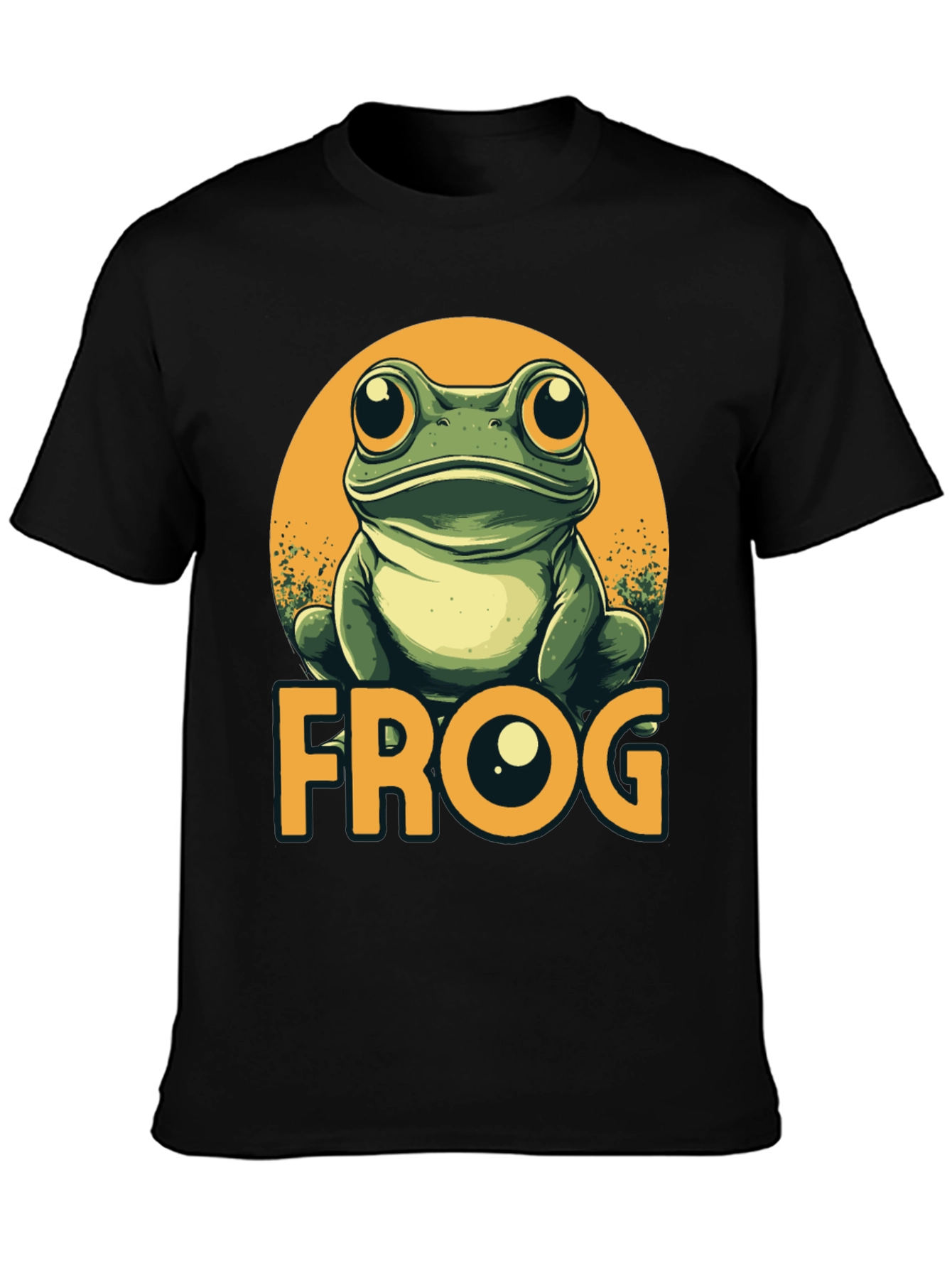 Frog Graphic T-Shirt - Mens Crew Neck Tee