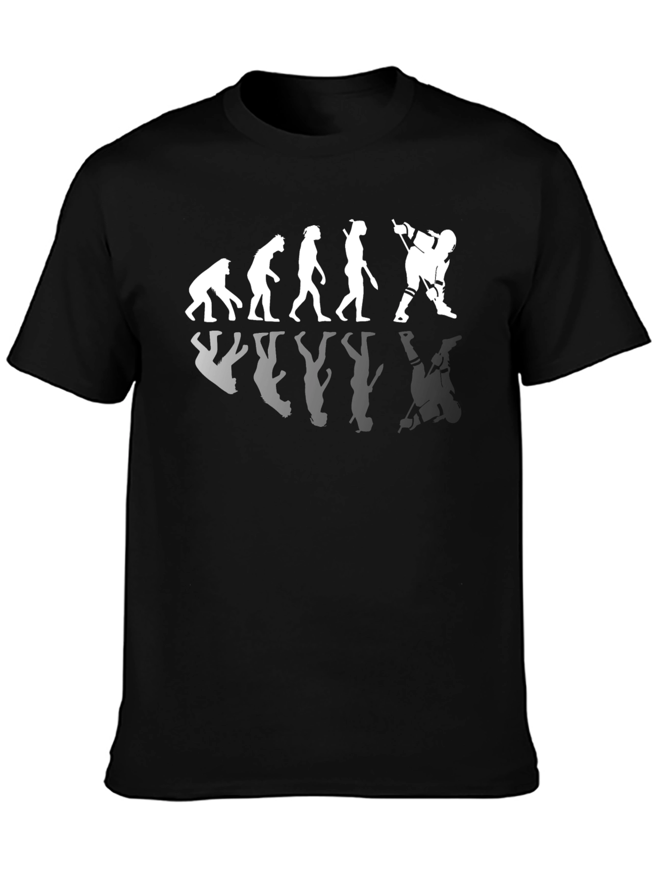 Hockey Evolution T-Shirt - Funny Graphic Tee