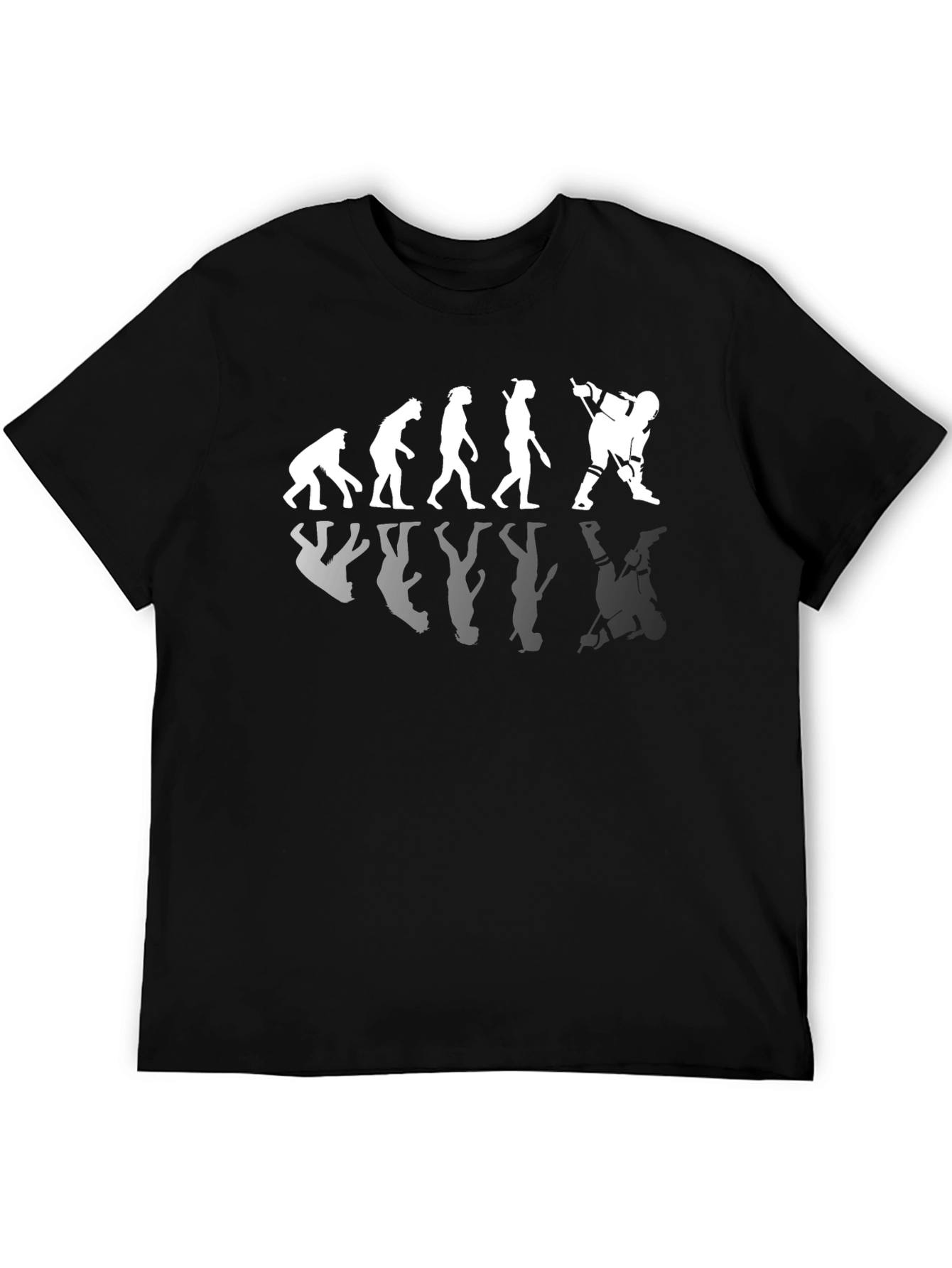 Hockey Evolution T-Shirt - Funny Graphic Tee