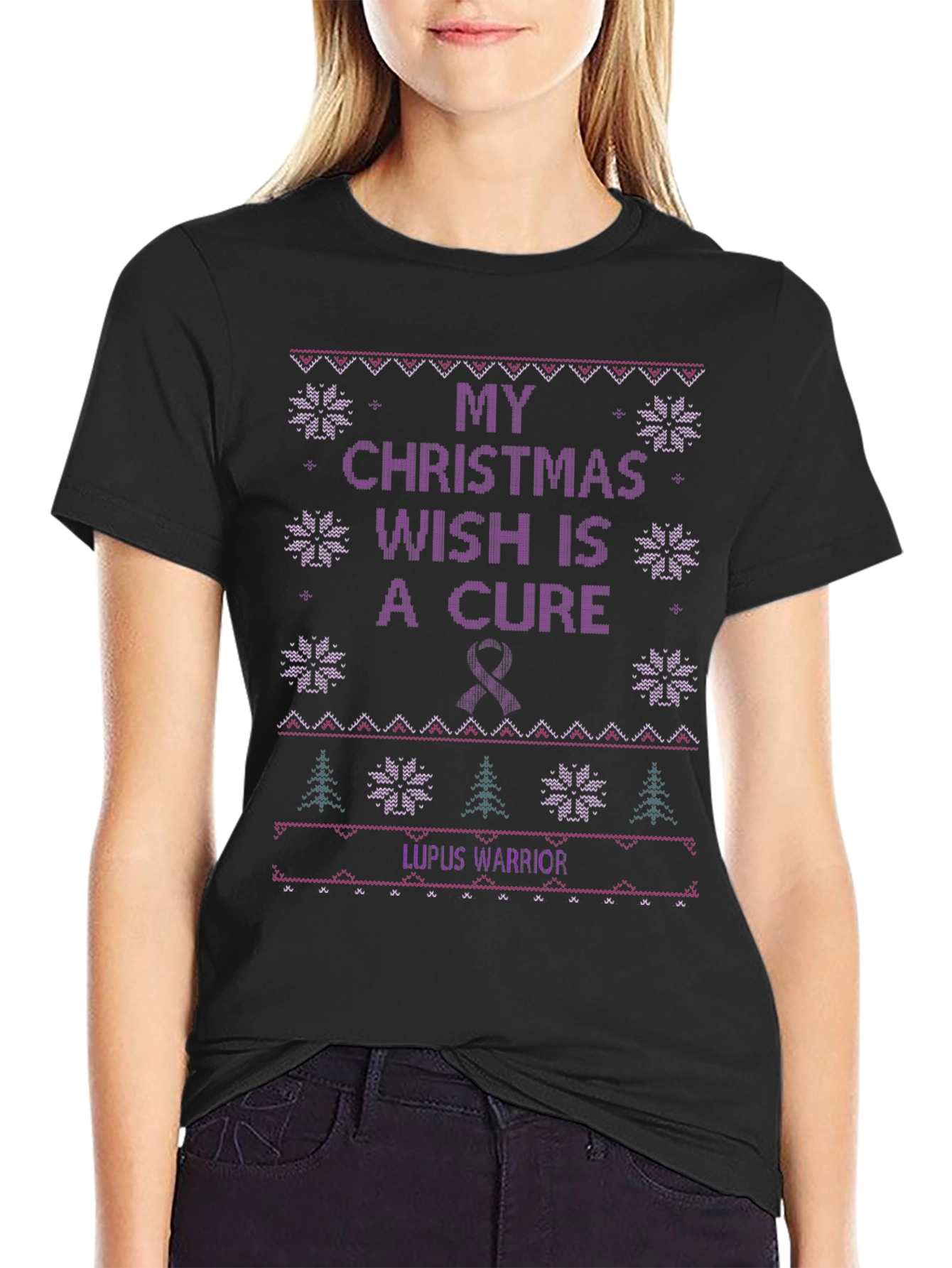 Lupus Warrior Christmas Wish T-Shirt