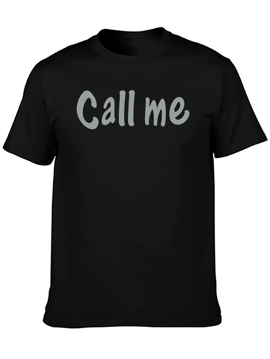 Call Me Graphic Tee - Trendy Unisex T-Shirt