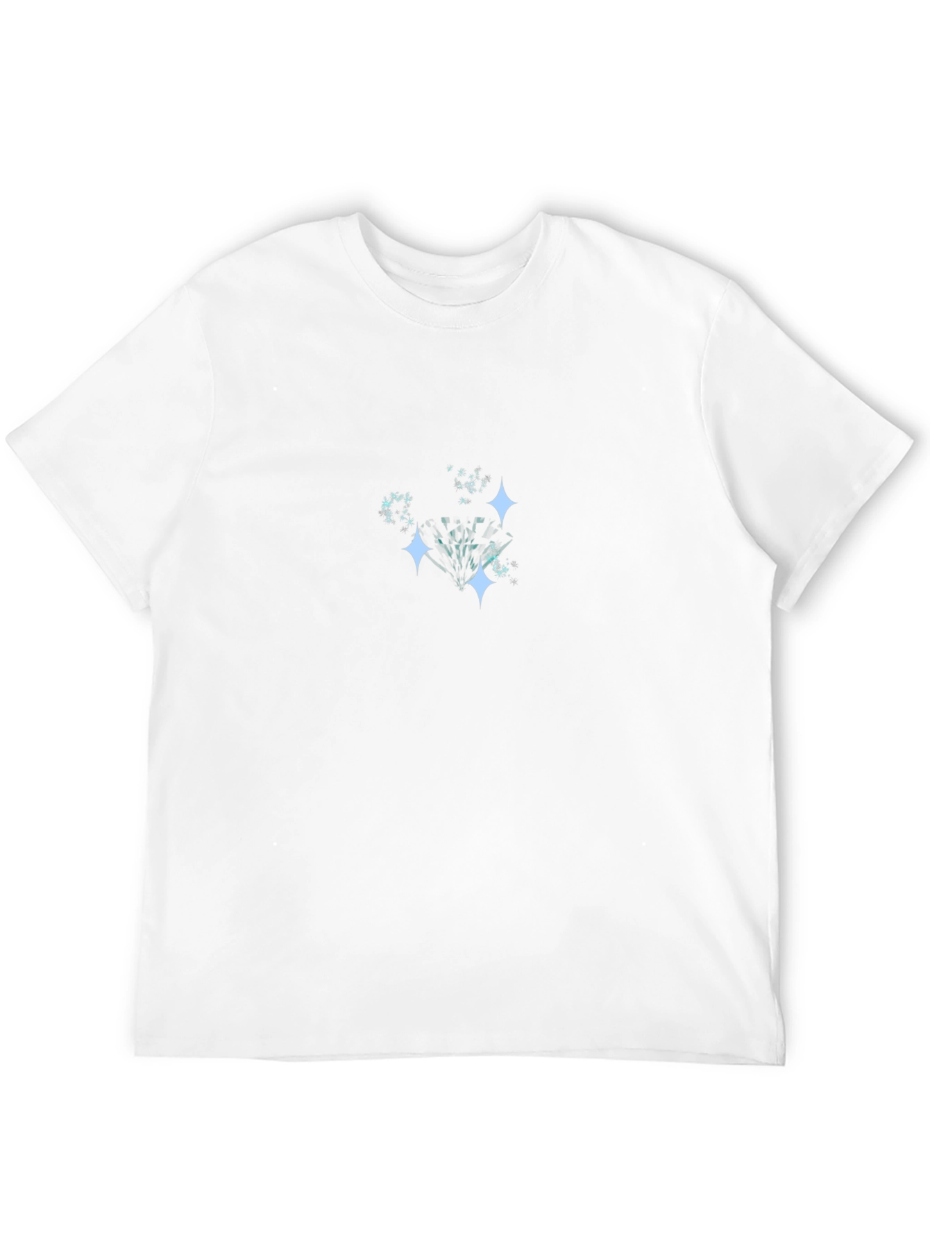 Mens Black Graphic Print Tee