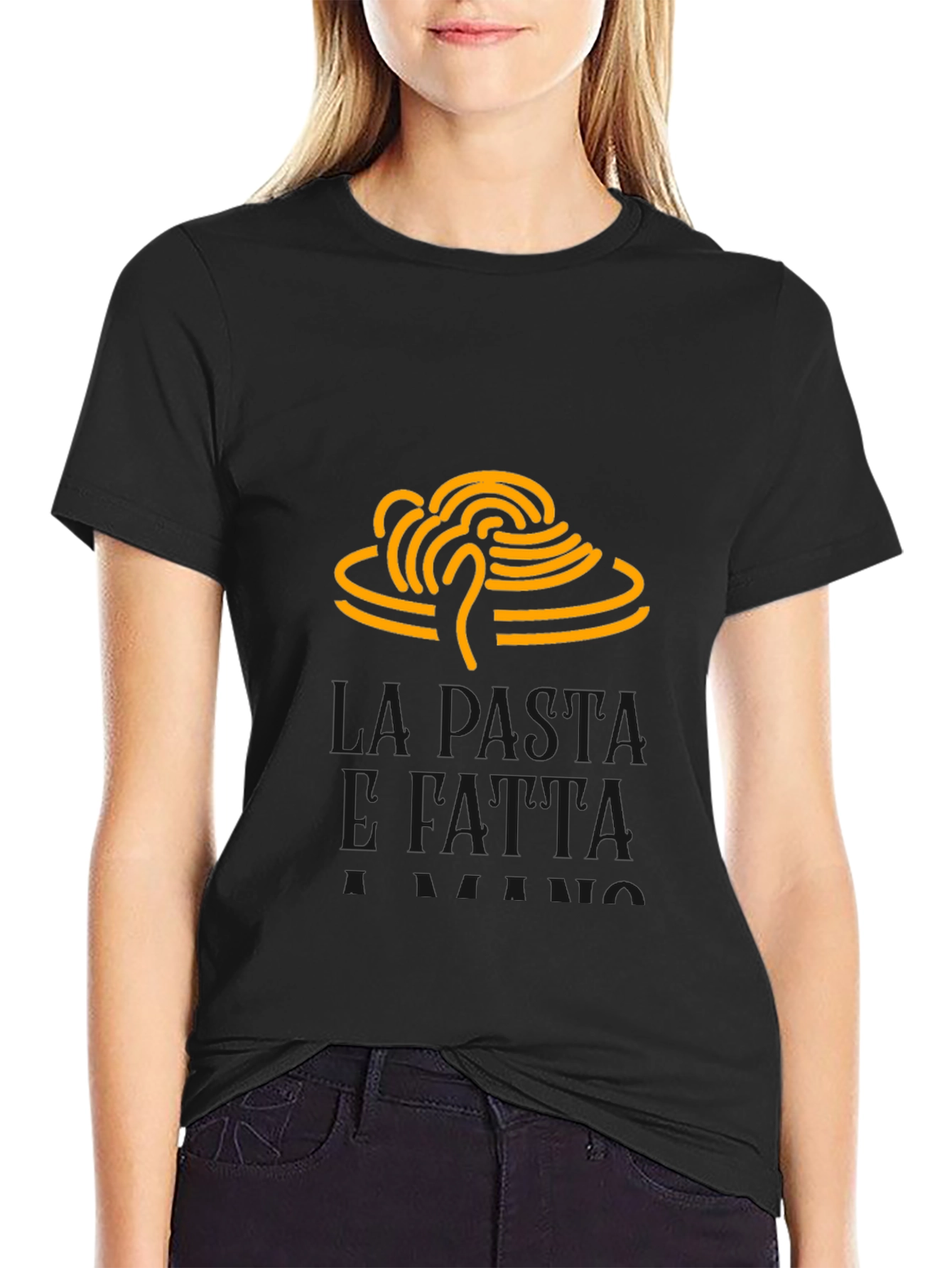 Pasta Milano Black T-Shirt