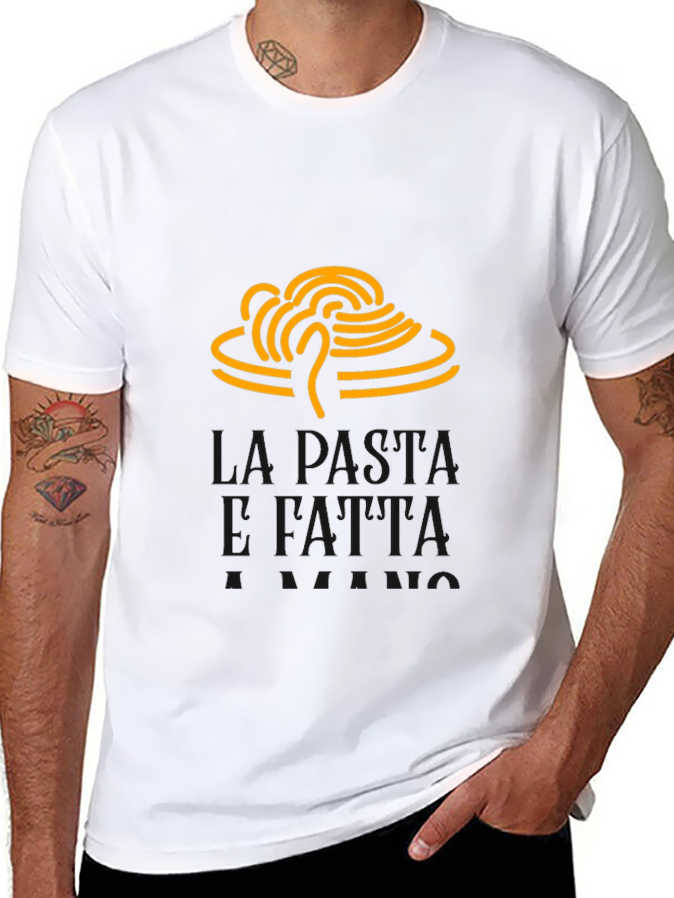 Pasta Milano Black T-Shirt