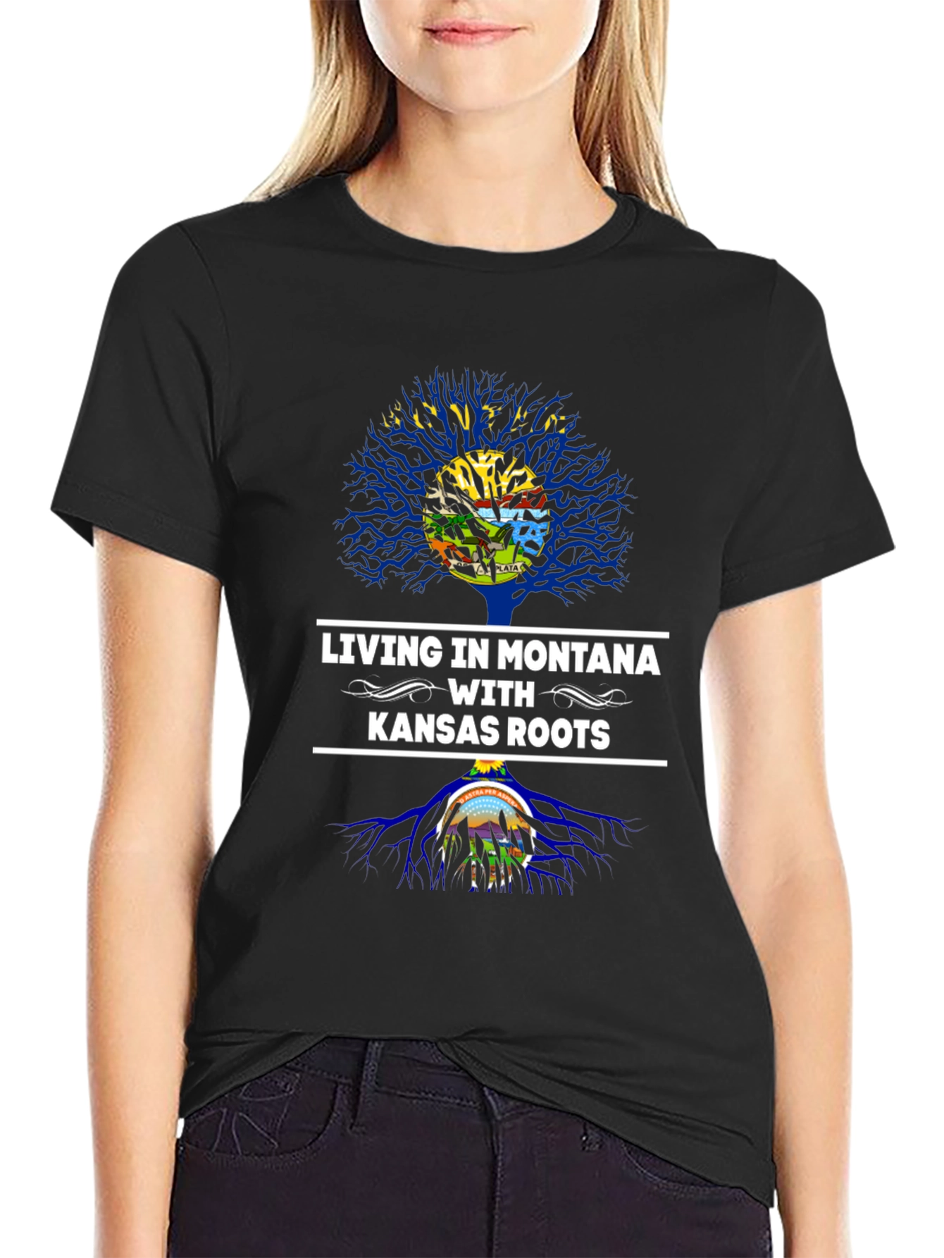 Montana Living Kansas Roots Graphic T-Shirt