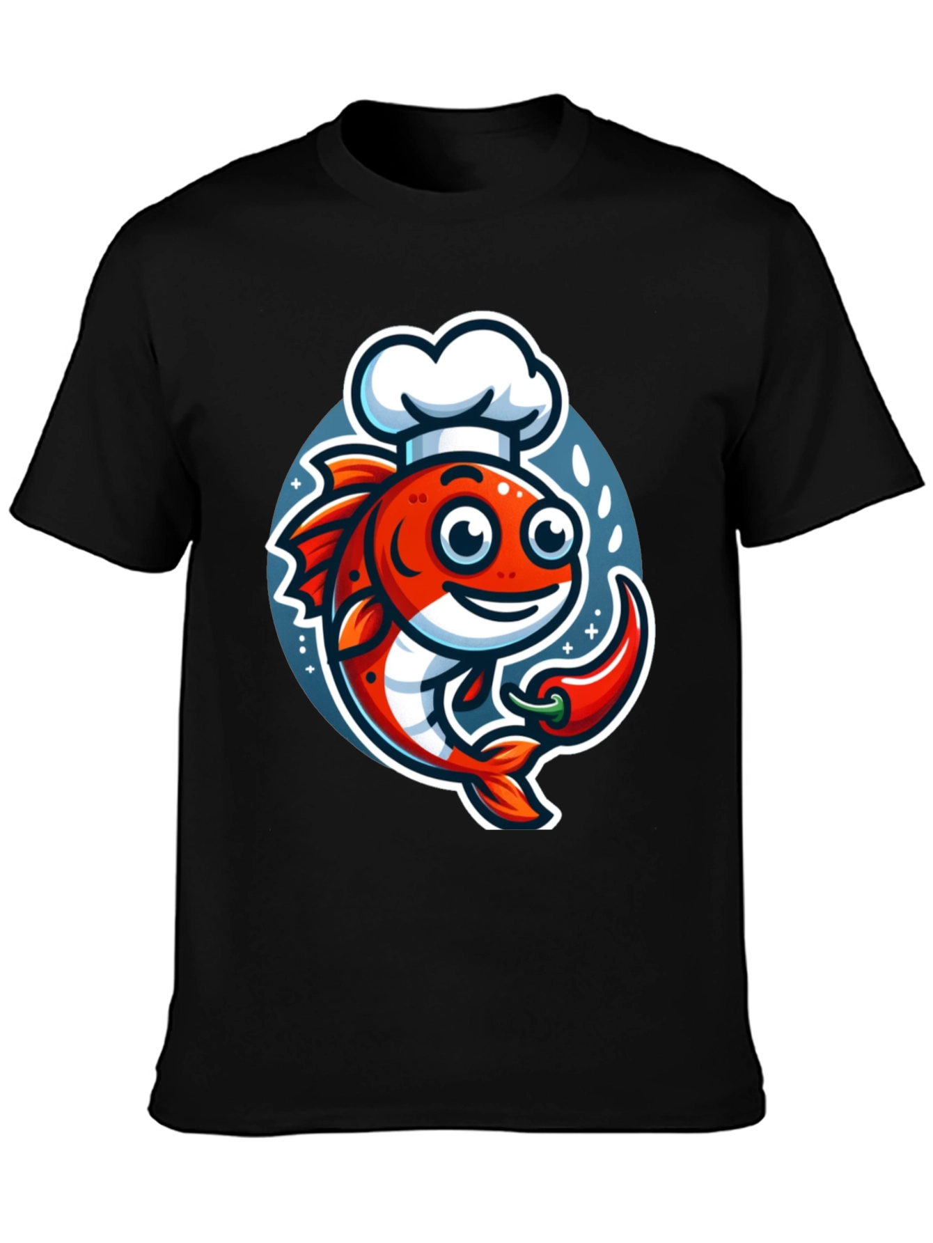 Chef Fish Graphic T-Shirt