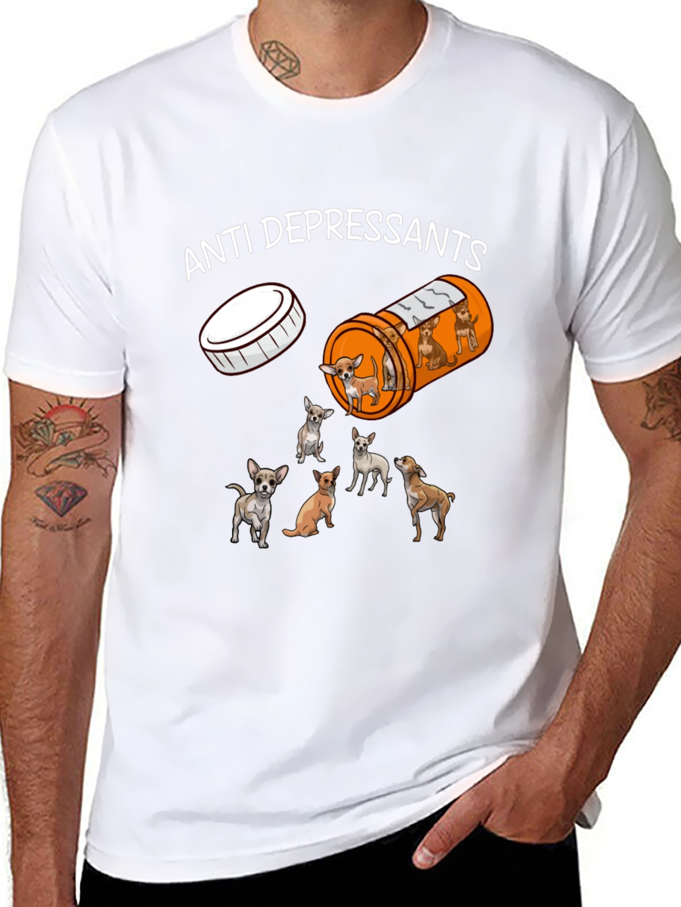 Anti-Depressant Chihuahua T-Shirt