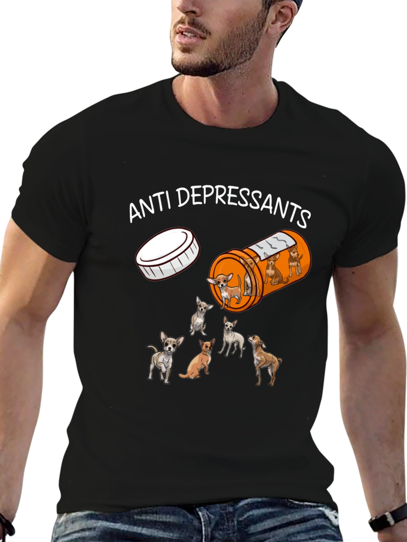 Anti-Depressant Chihuahua T-Shirt