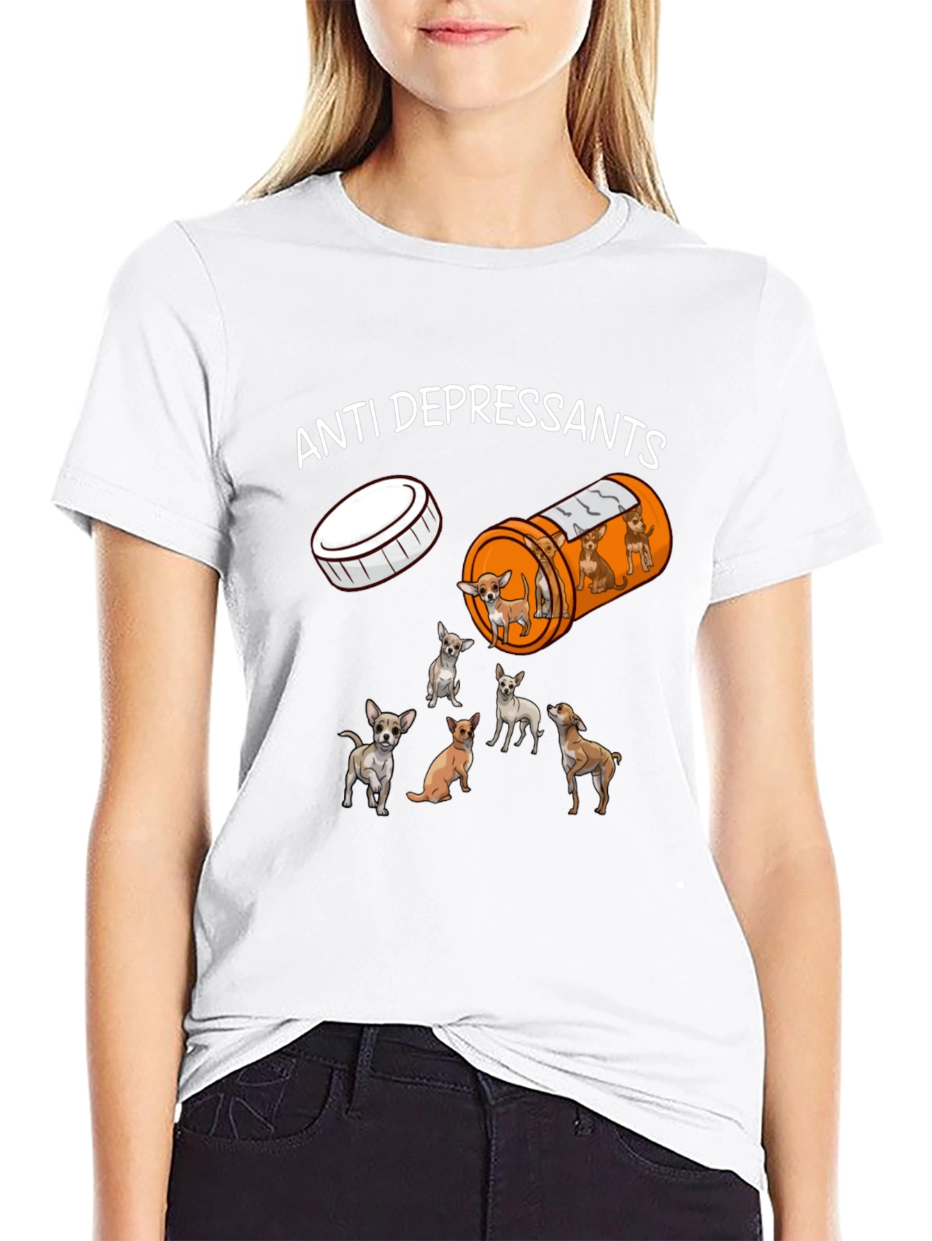 Anti-Depressant Chihuahua T-Shirt