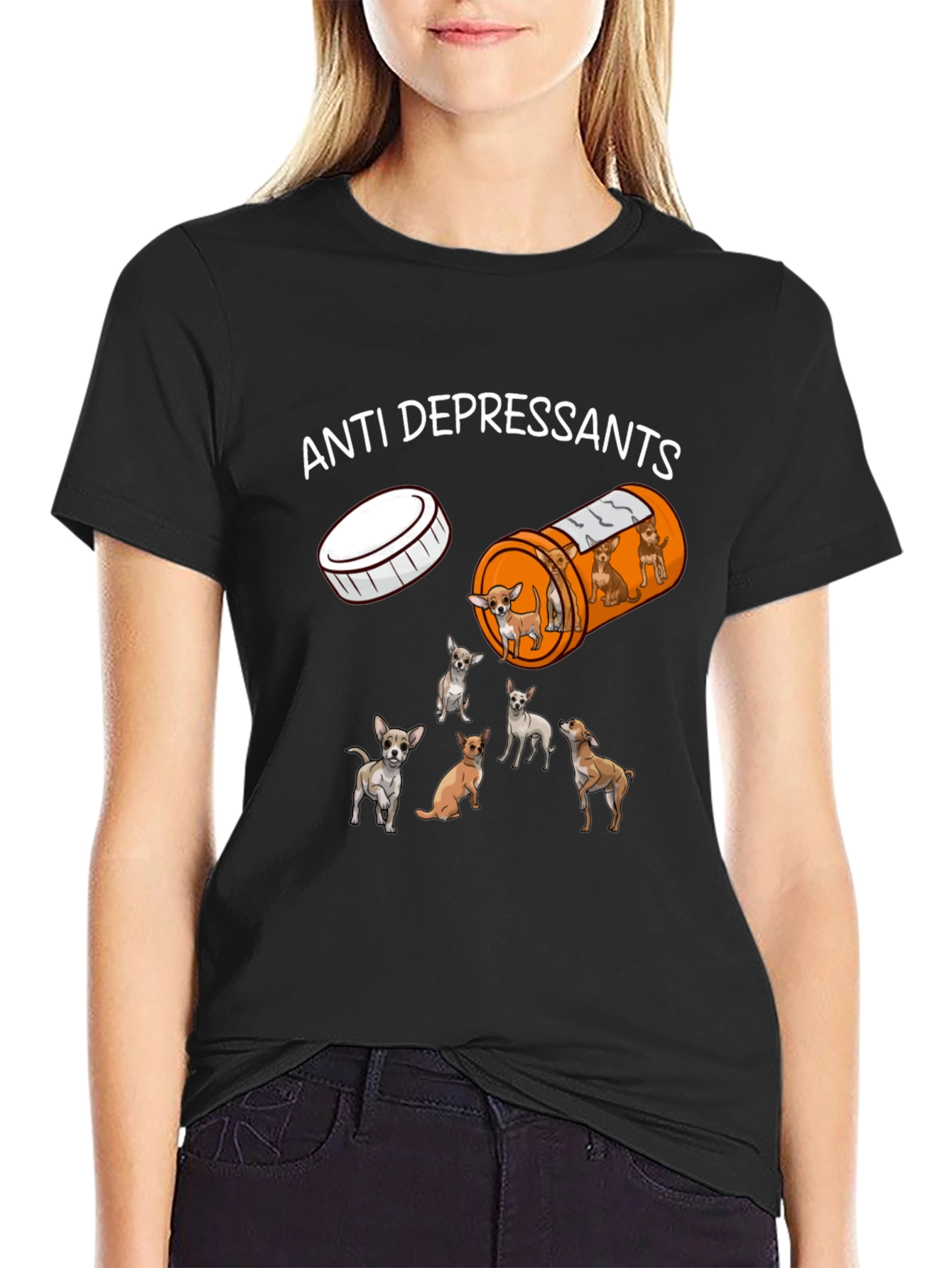 Anti-Depressant Chihuahua T-Shirt