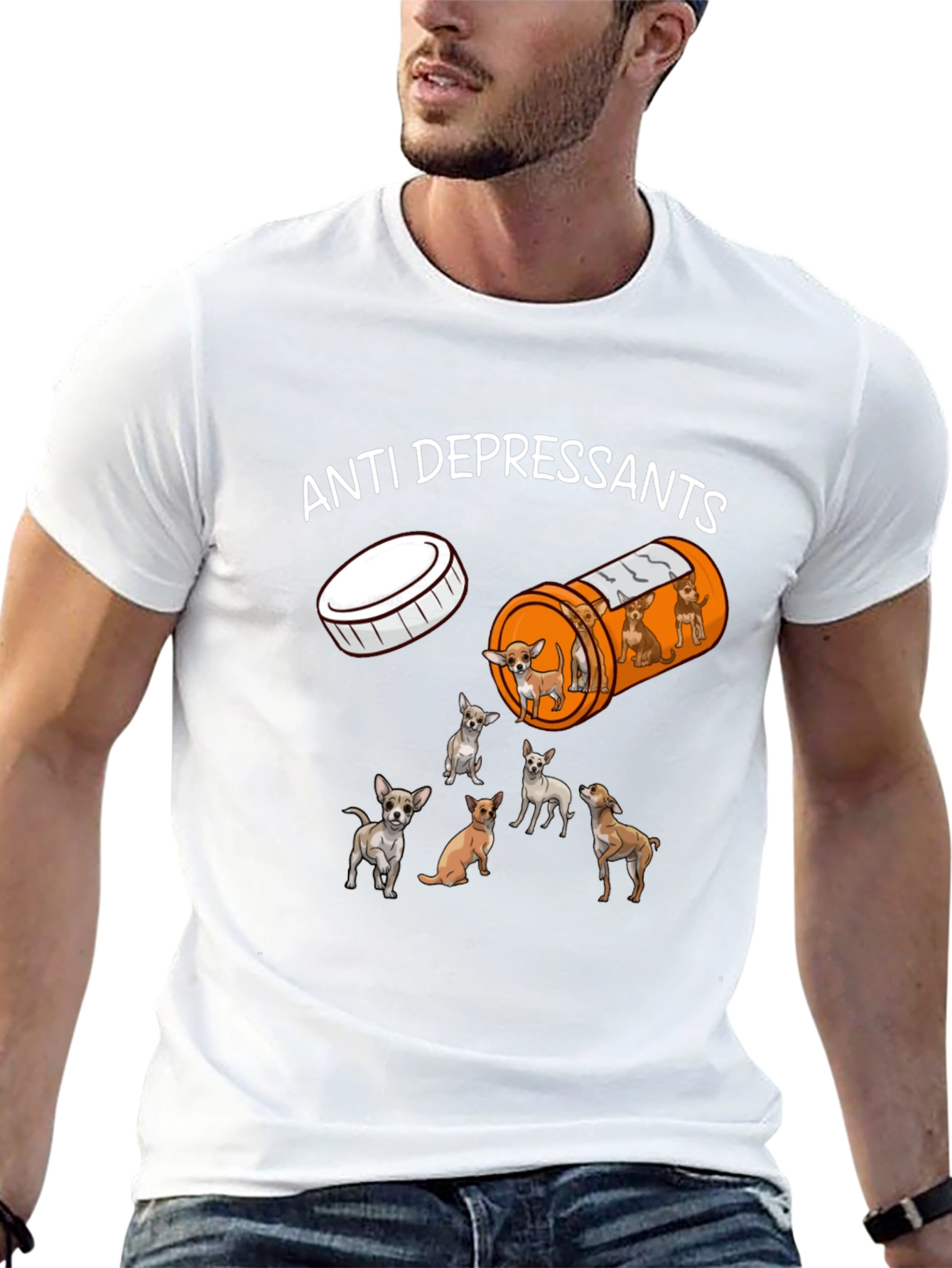 Anti-Depressant Chihuahua T-Shirt
