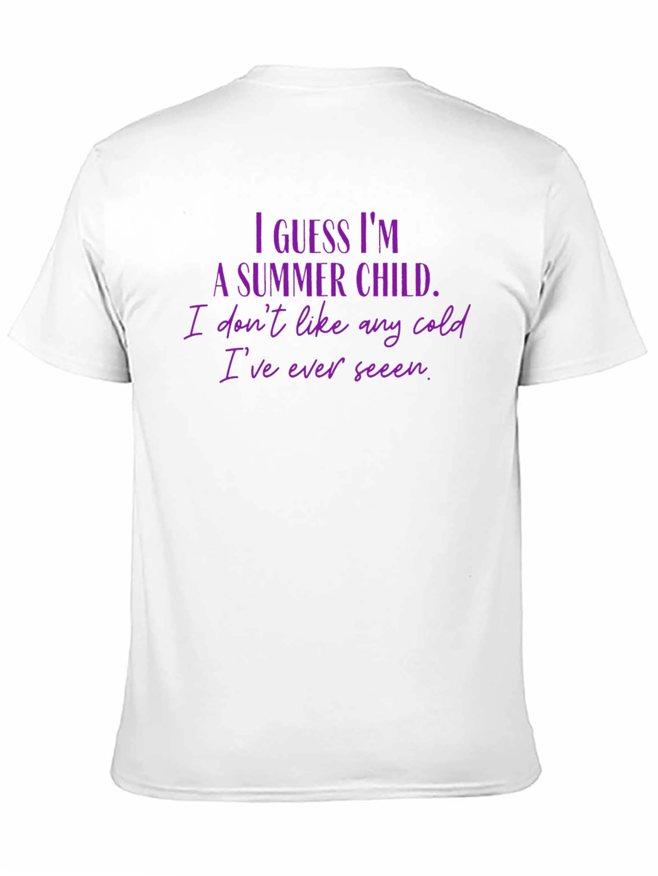 Summer Child Graphic Tee - Black Crew Neck T-Shirt