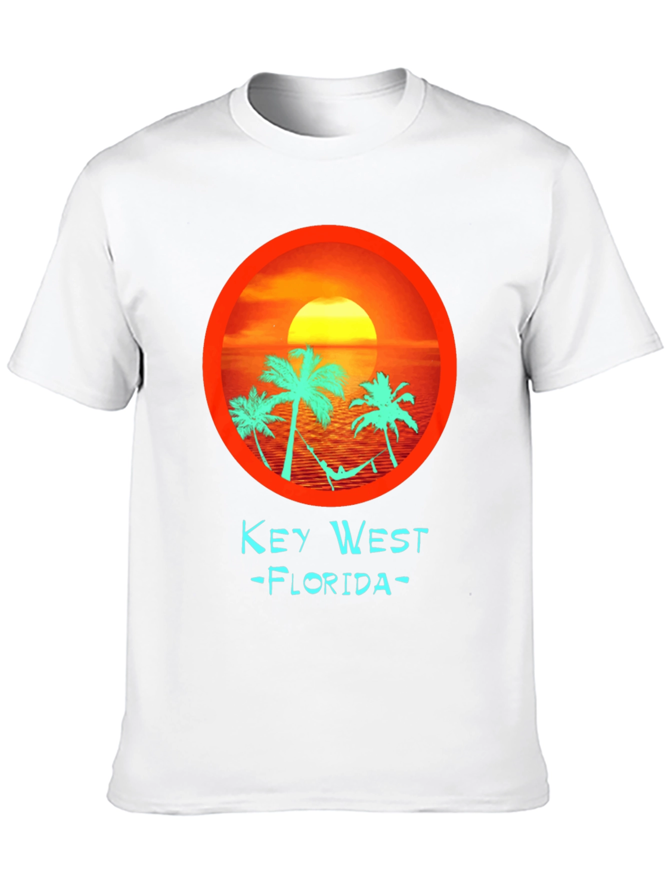 Key West Florida Sunset Graphic Tee