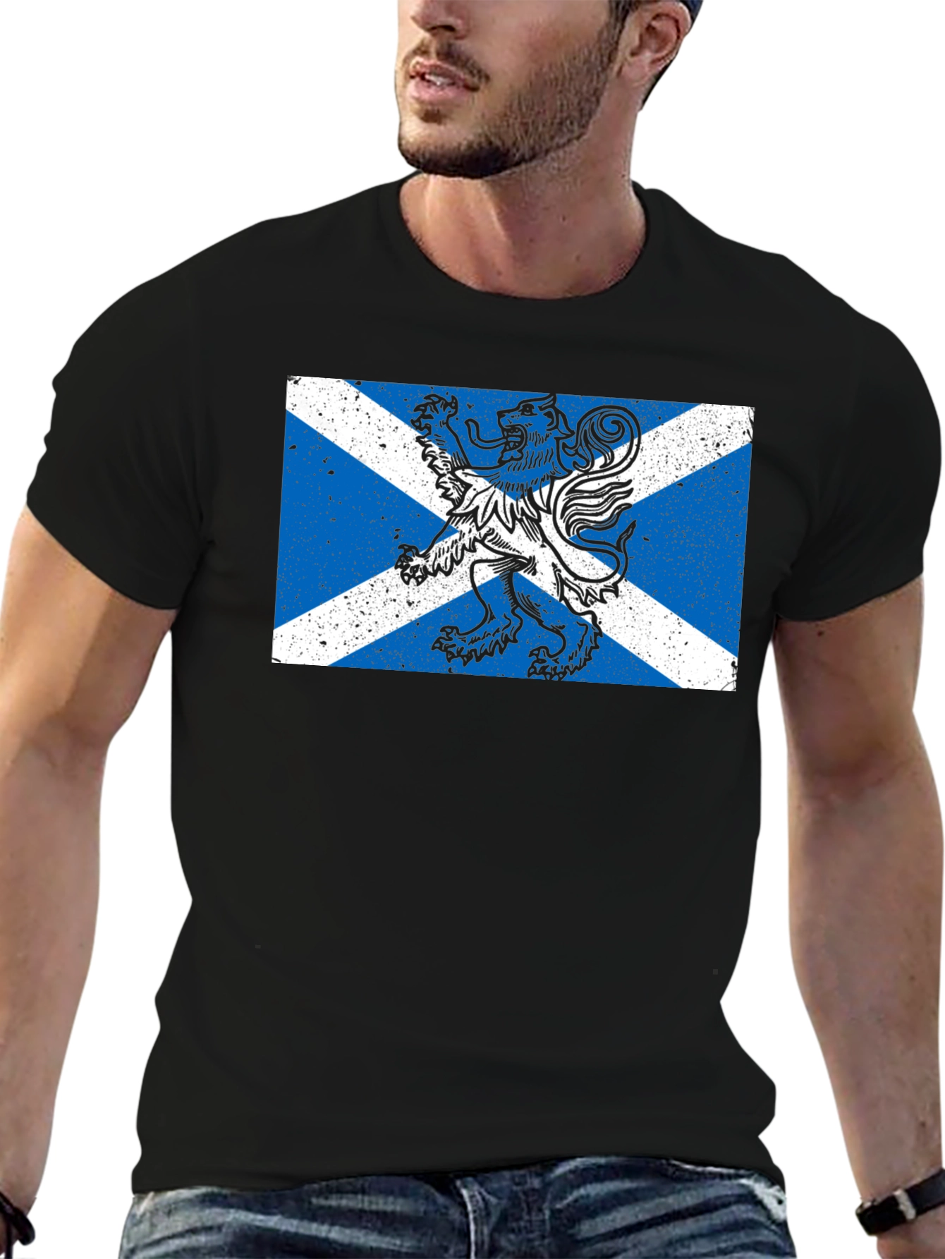 Scotland Flag Lion Rampant Graphic T-Shirt