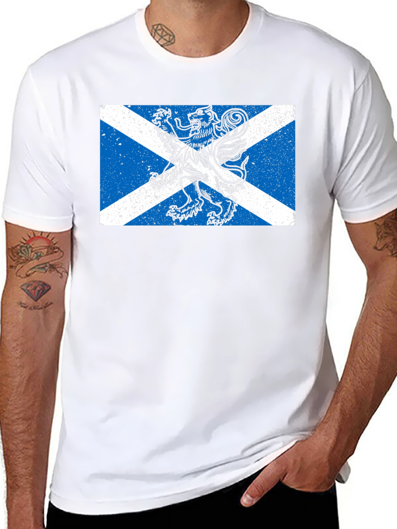 Scotland Flag Lion Rampant Graphic T-Shirt