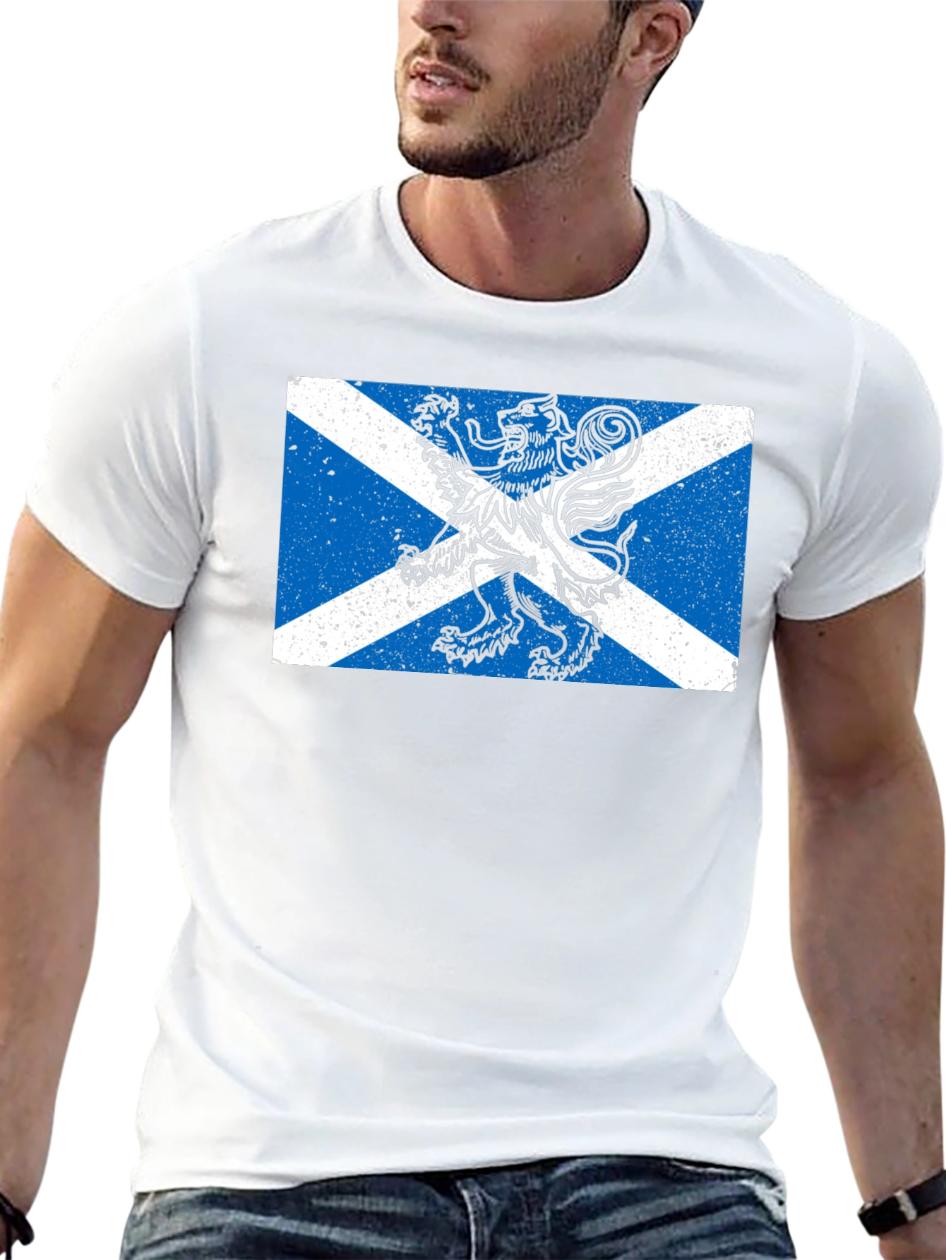 Scotland Flag Lion Rampant Graphic T-Shirt