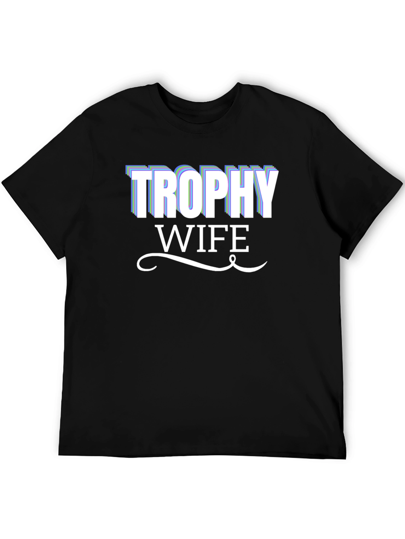 Trophy Wife Graphic Tee - Black