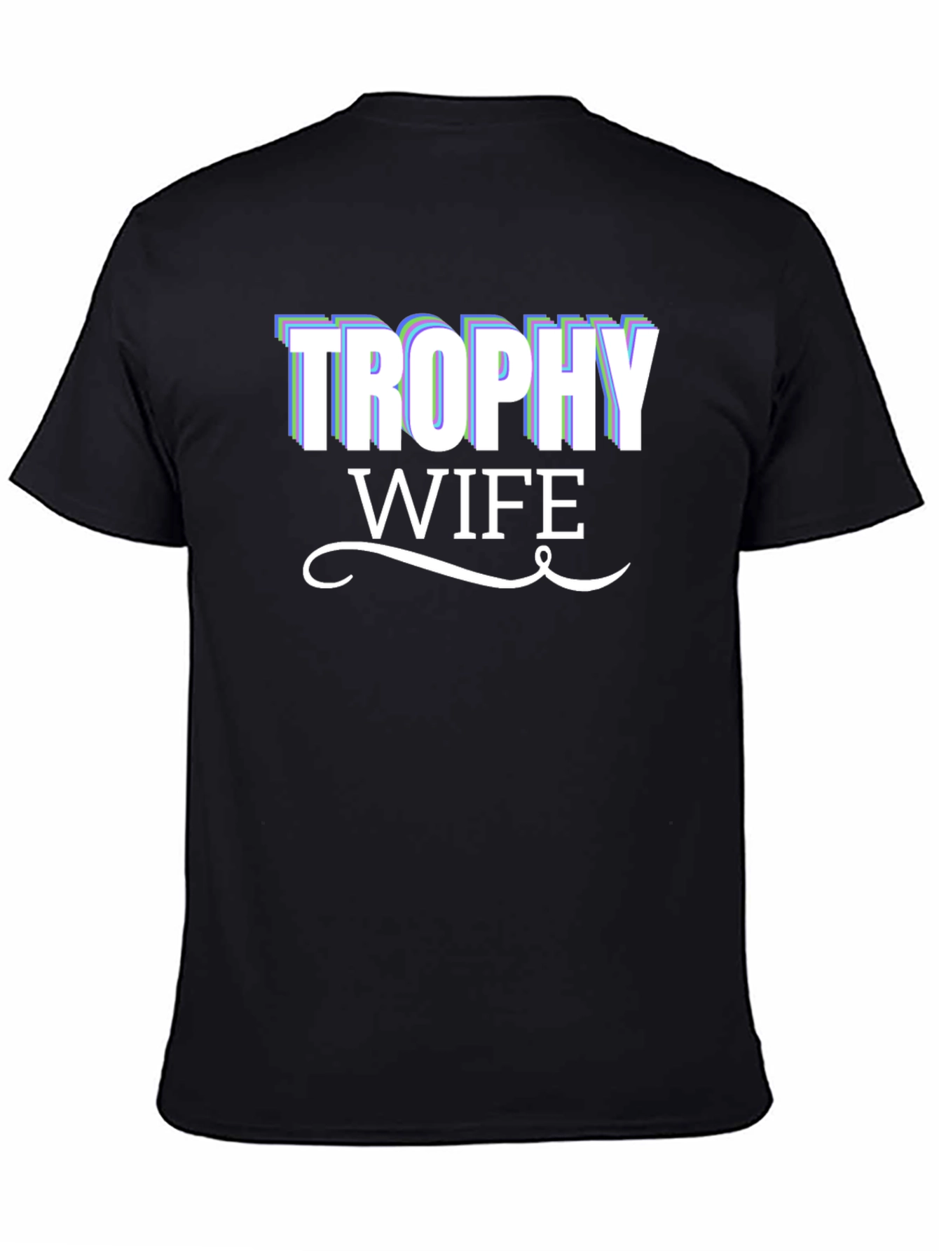 Trophy Wife Graphic Tee - Black