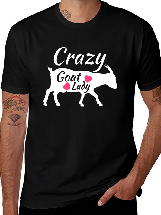Crazy Goat Lady Graphic T-Shirt