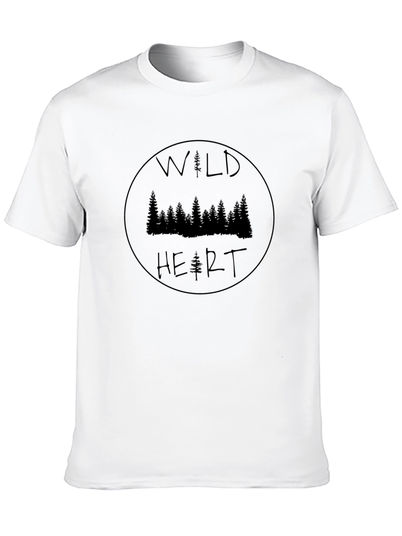 Wild Heart Graphic T-Shirt - Nature Inspired Design