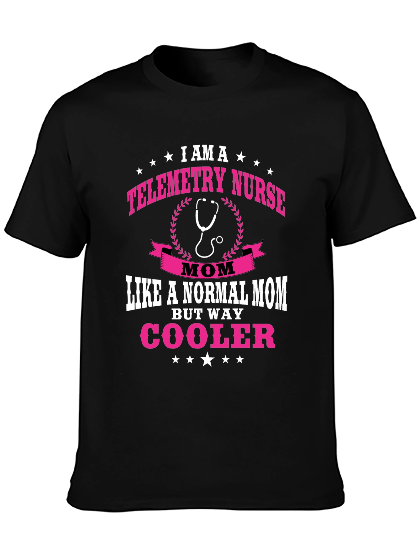 Telemetry Nurse Mom T-Shirt - Cooler Mom