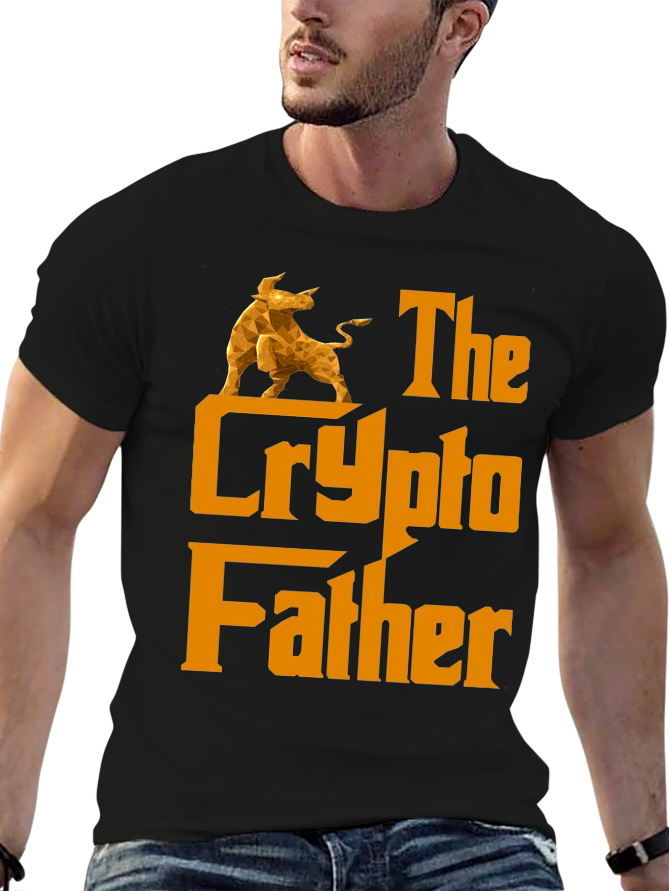 The Crypto Father Graphic T-Shirt