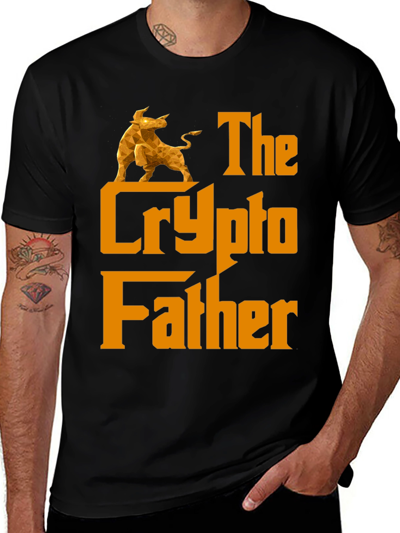 The Crypto Father Graphic T-Shirt