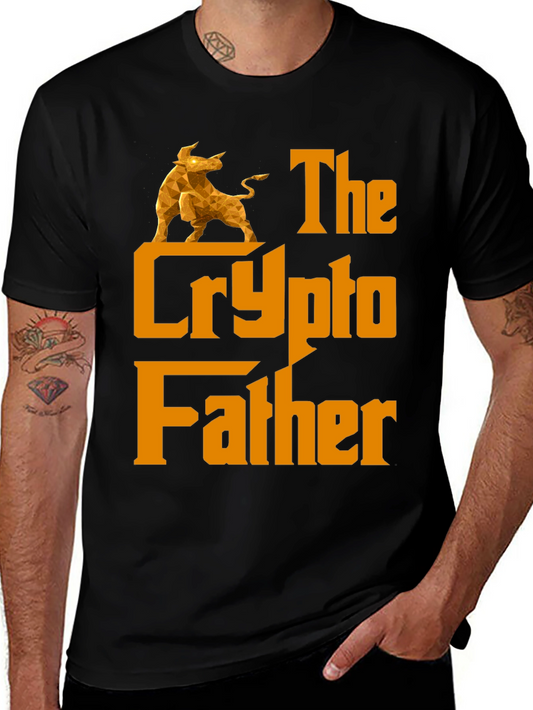 The Crypto Father Graphic T-Shirt