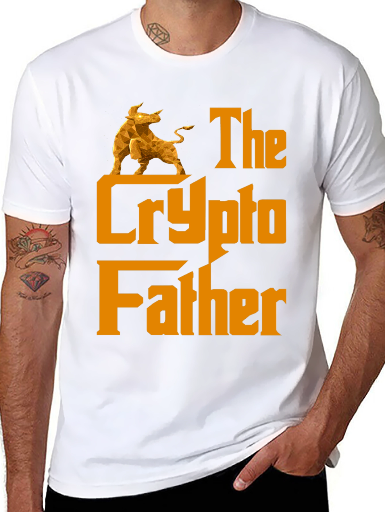 The Crypto Father Graphic T-Shirt
