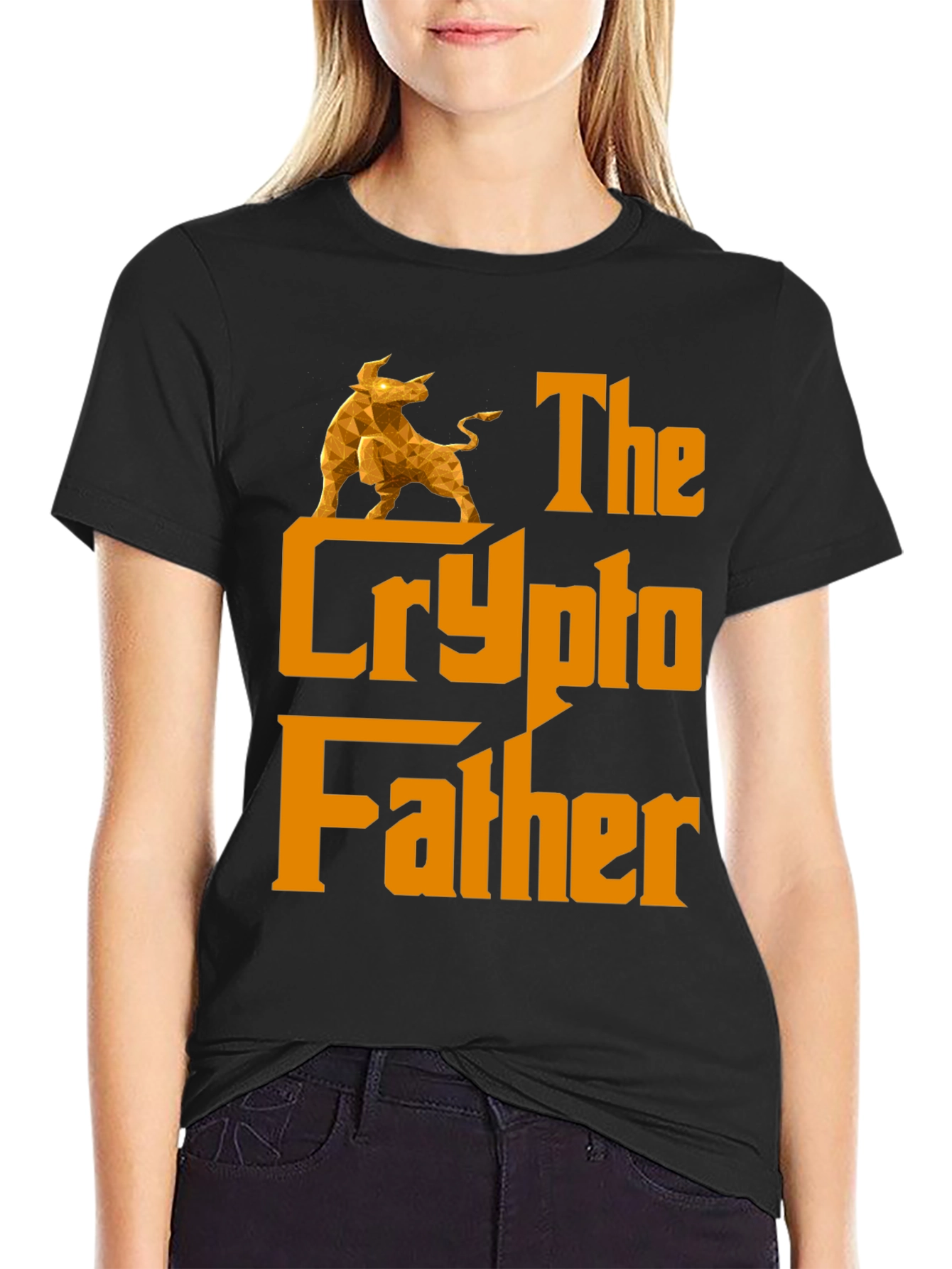 The Crypto Father Graphic T-Shirt