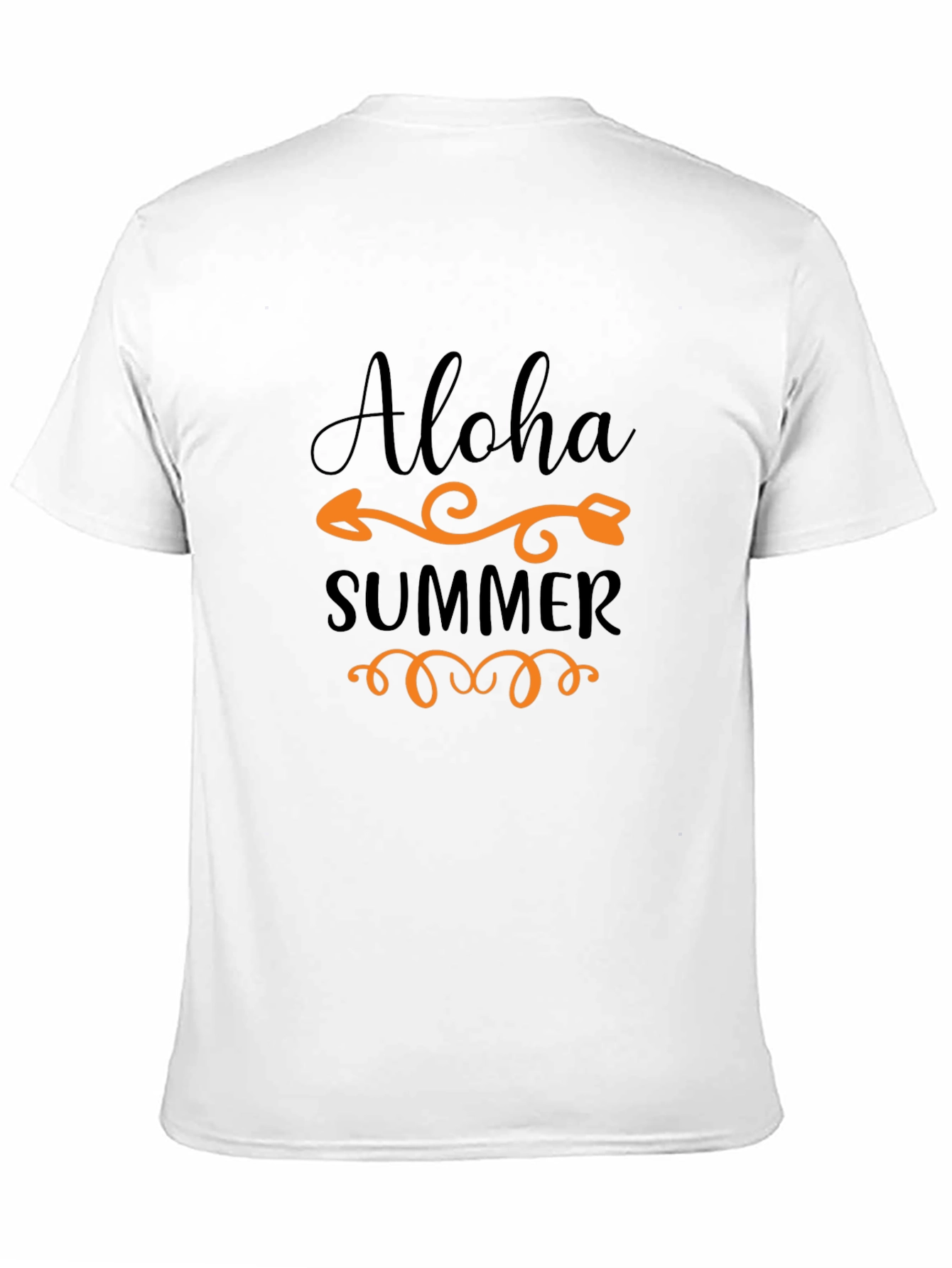 Aloha Summer Graphic Tee - Black