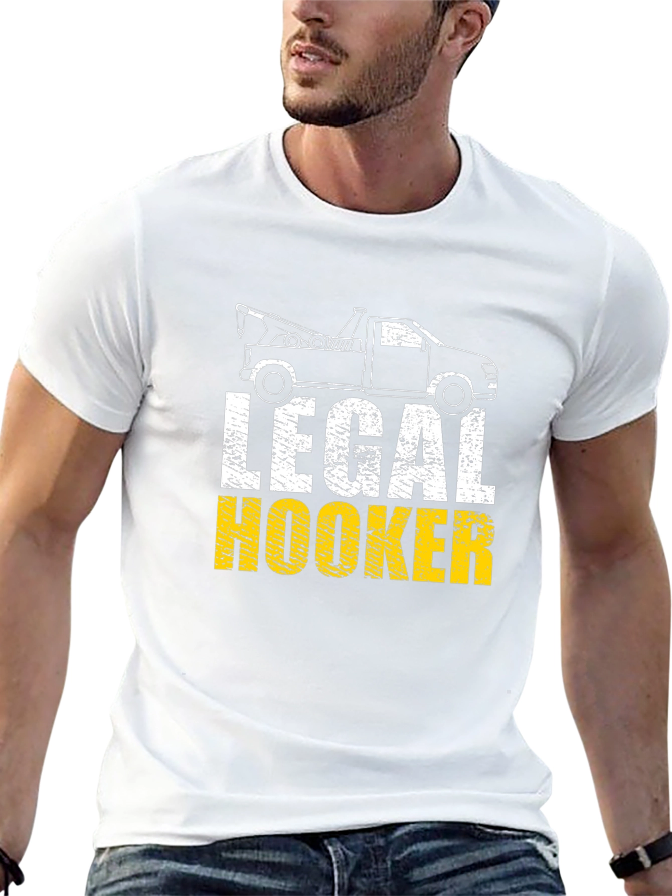 Legal Hooker T-Shirt - Tow Truck Humor