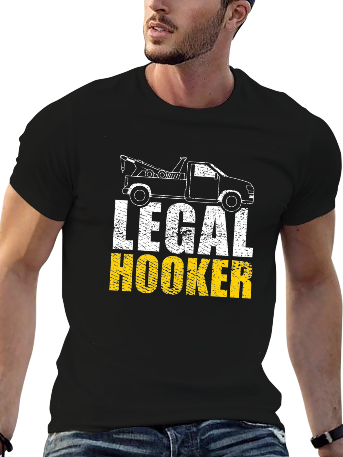 Legal Hooker T-Shirt - Tow Truck Humor
