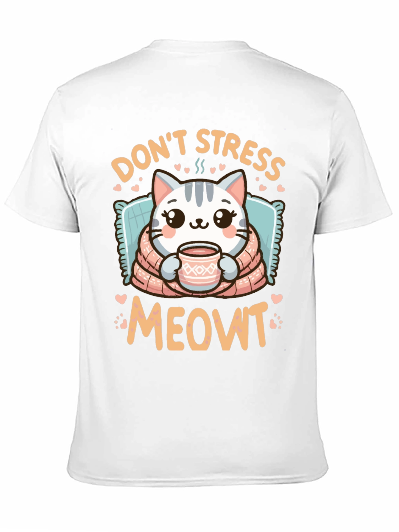 Dont Stress Meowt T-Shirt - Cute Cat Design