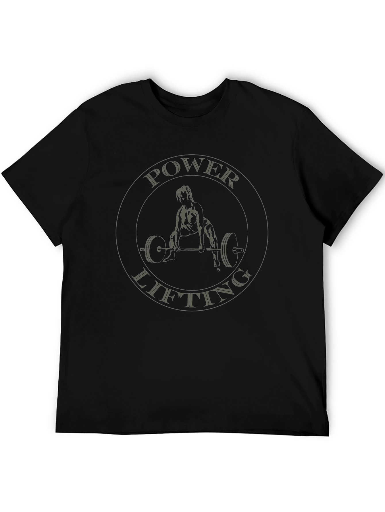 Powerlifting Graphic Print T-Shirt