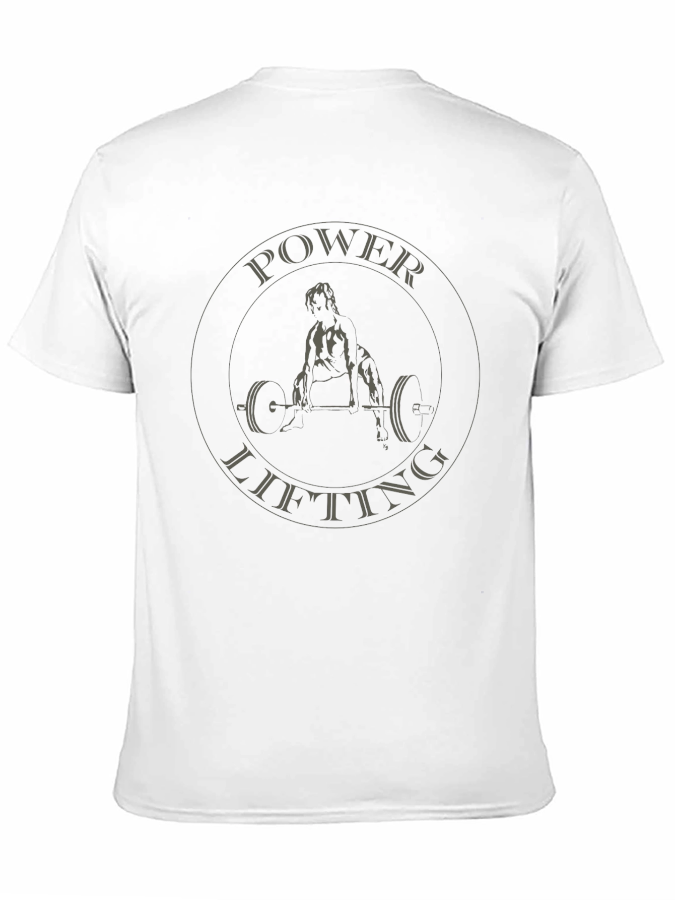 Powerlifting Graphic Print T-Shirt