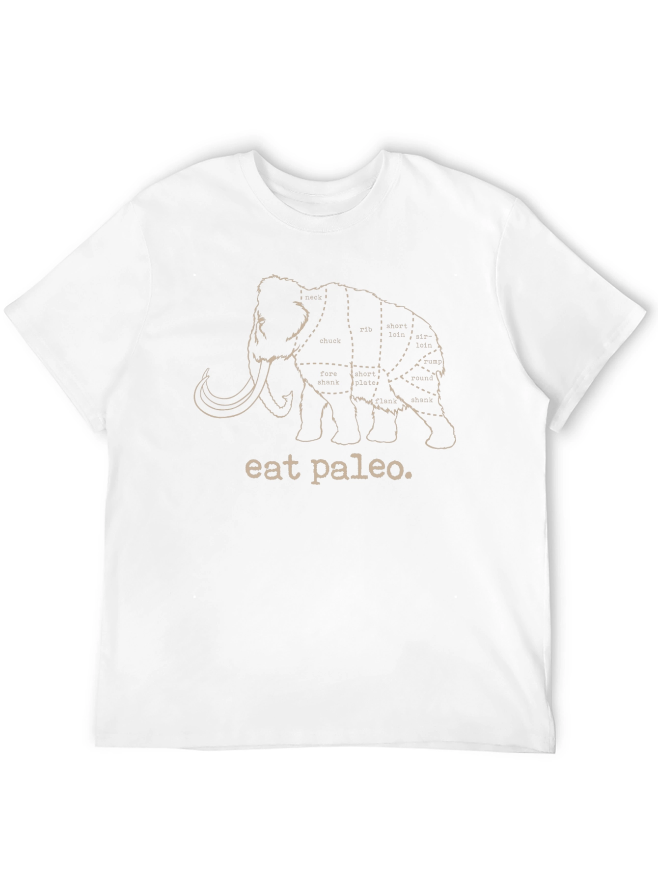 Eat Paleo T-Shirt - Mammoth Graphic Tee