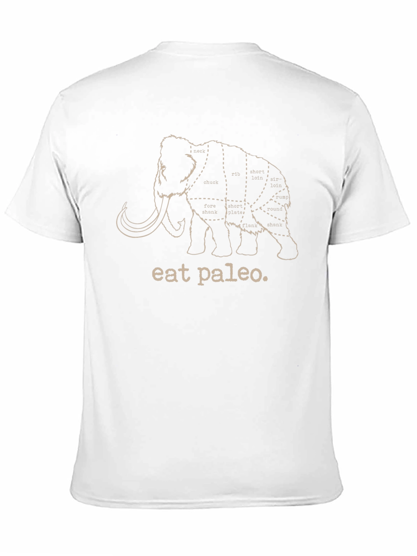 Eat Paleo T-Shirt - Mammoth Graphic Tee